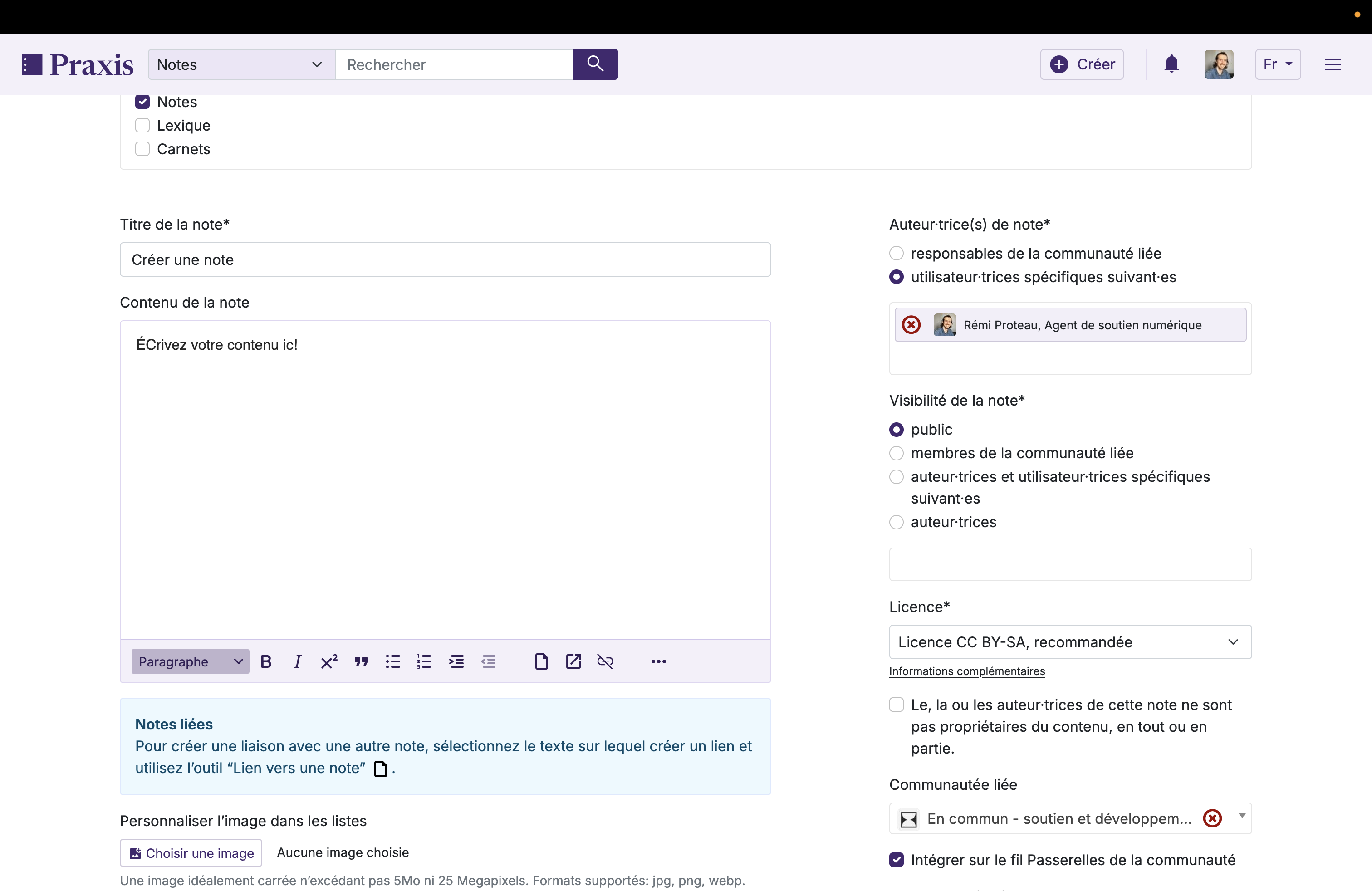 Step #6: Cliquez sur "Paragraphe"