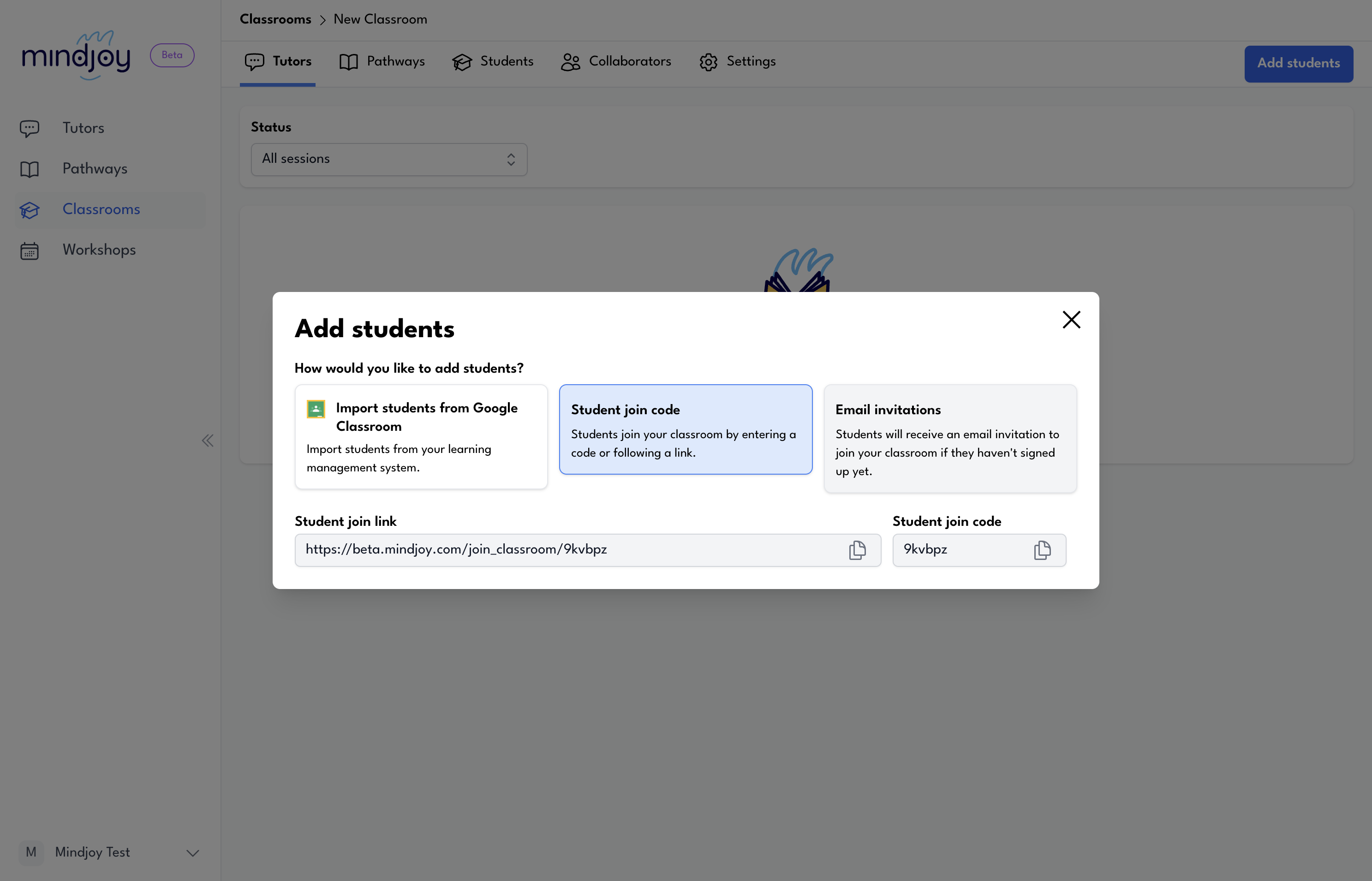 Step #7: Or Click on "Email invitations"