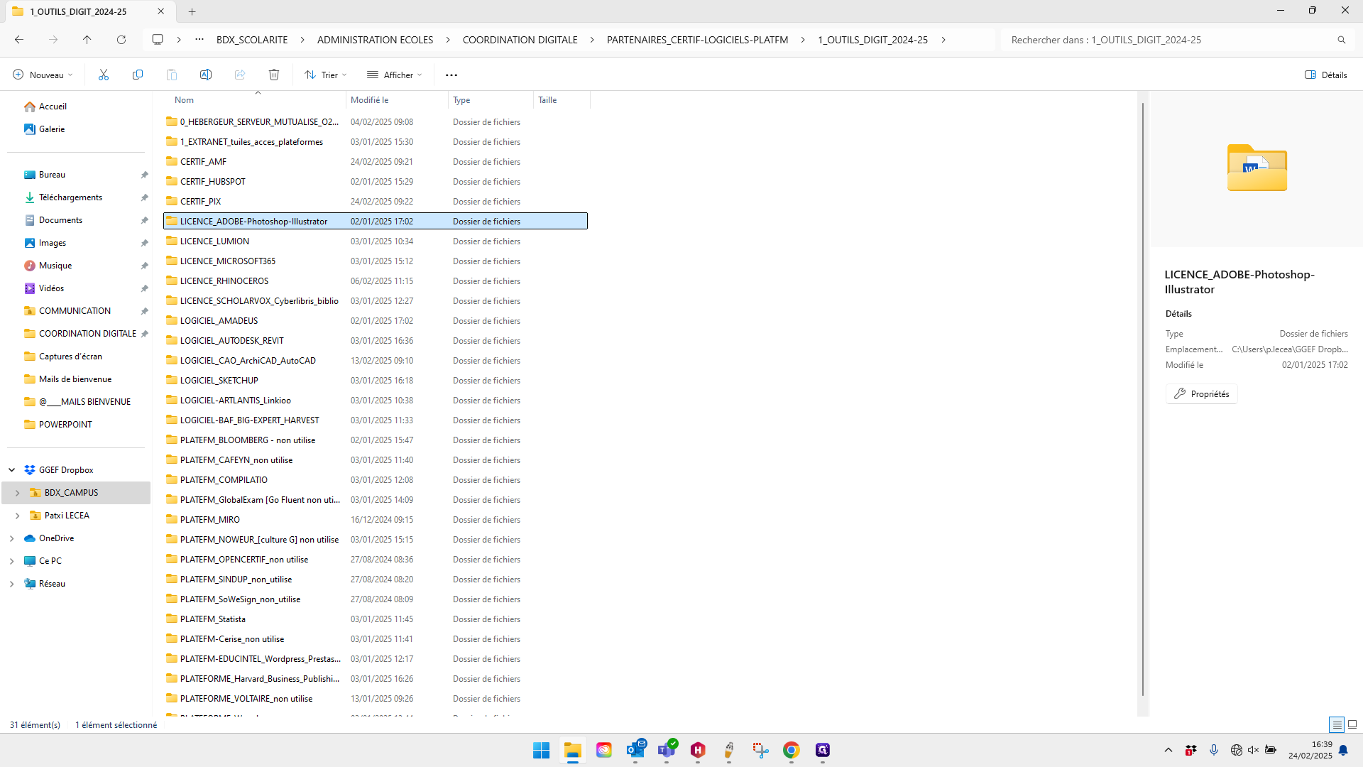 Step #5: Double-cliquez sur "LICENCE ADOBE - Photoshop -"