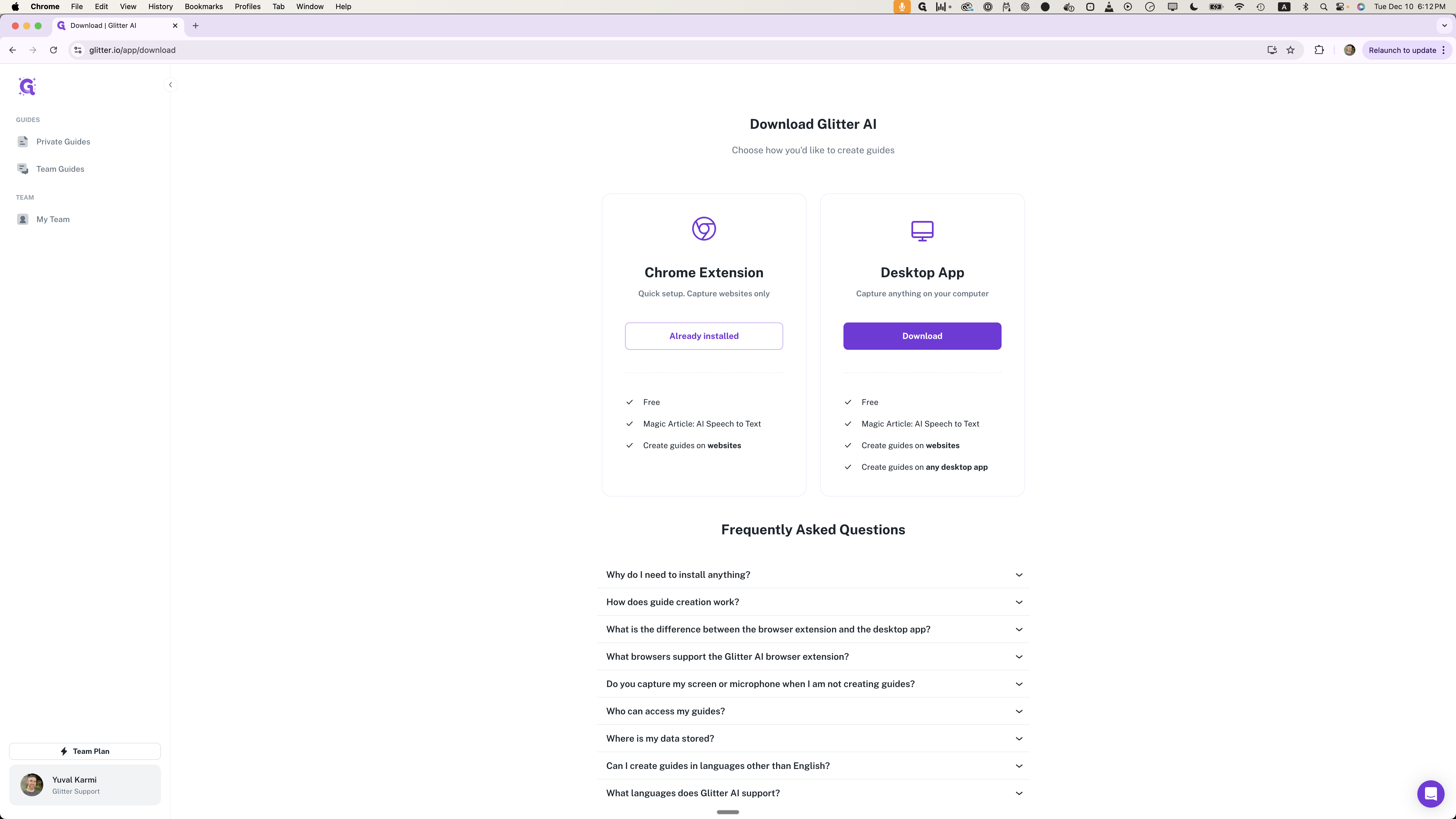 Step #3: If the Chrome extension is already installed, it will be marked as in the screenshot below