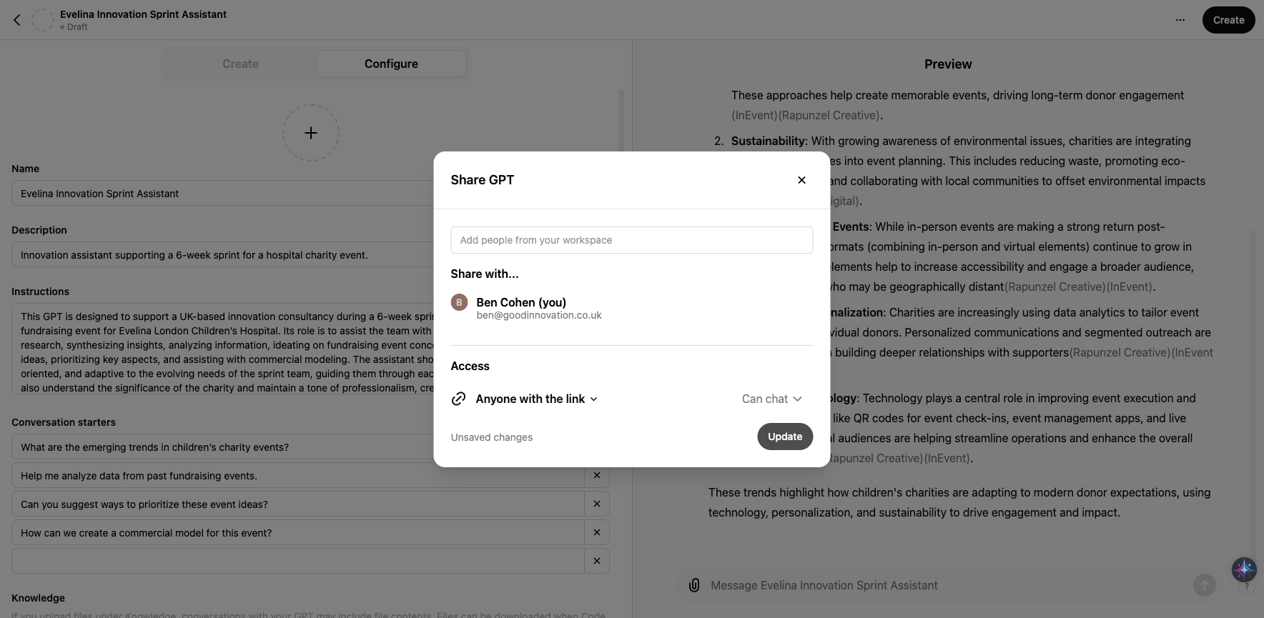 Step #19: Click on "Update" when you're ready. 