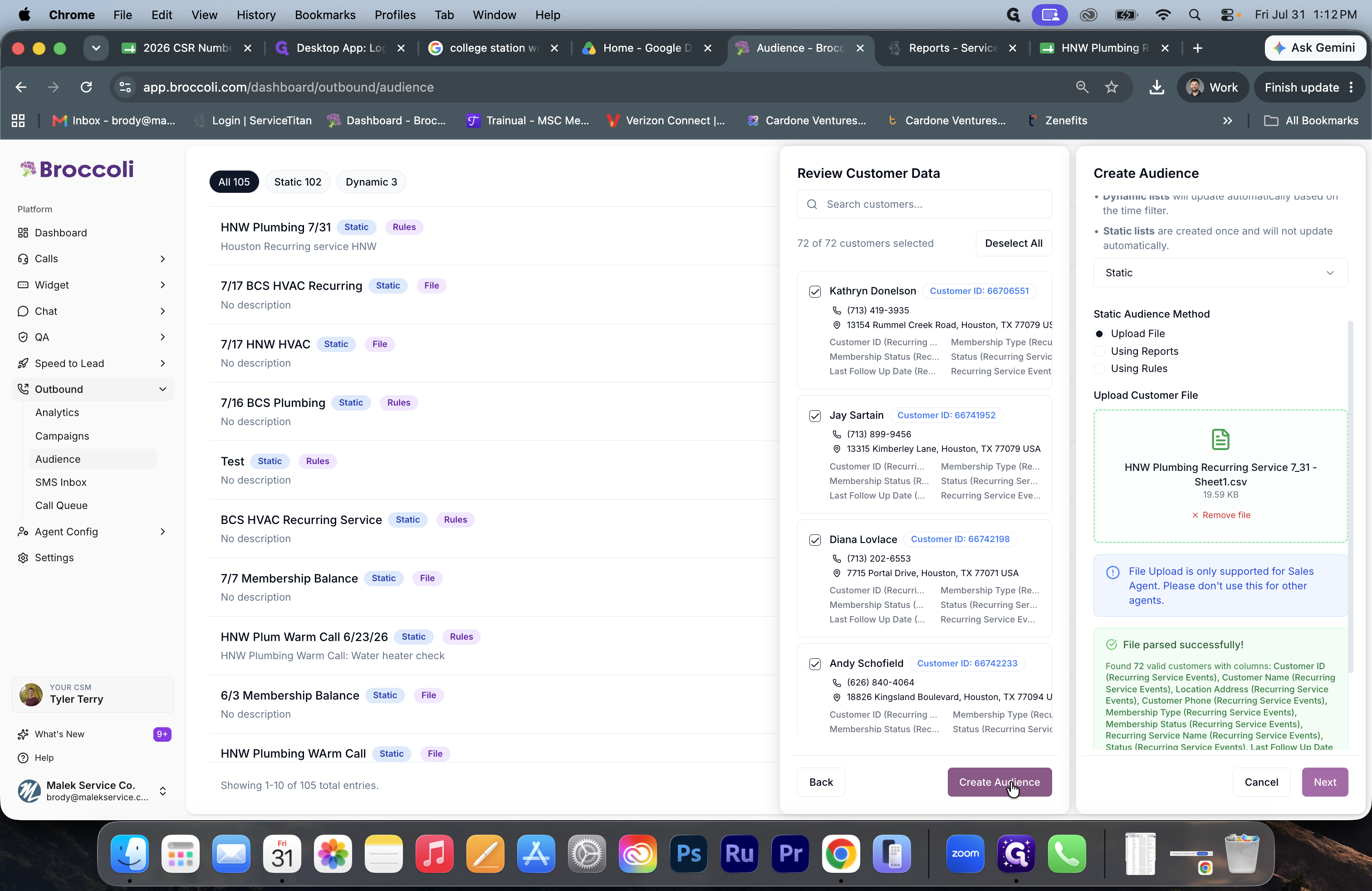 Step #22: Click Create Audience to save.