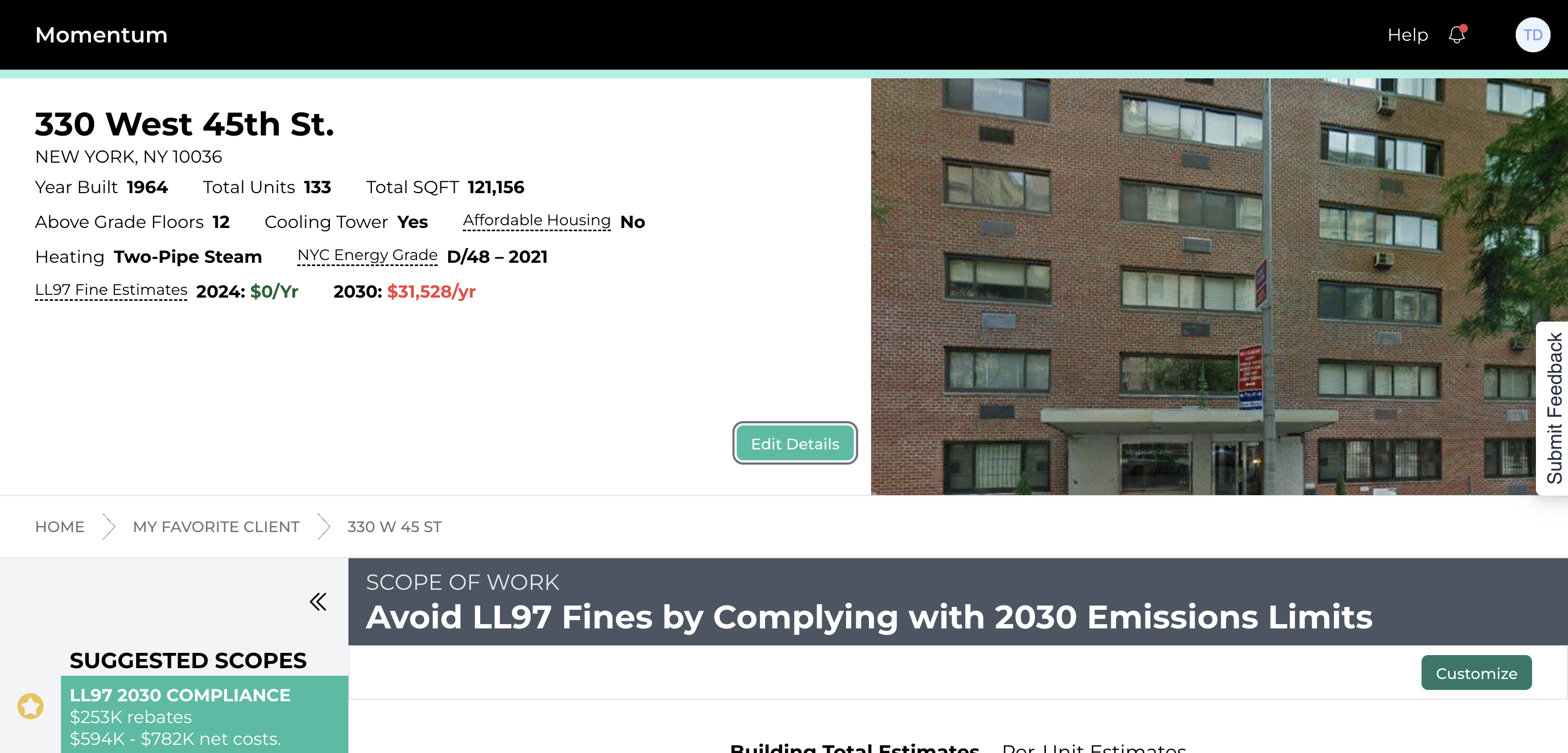 Step #3: Click on "Edit Details"
