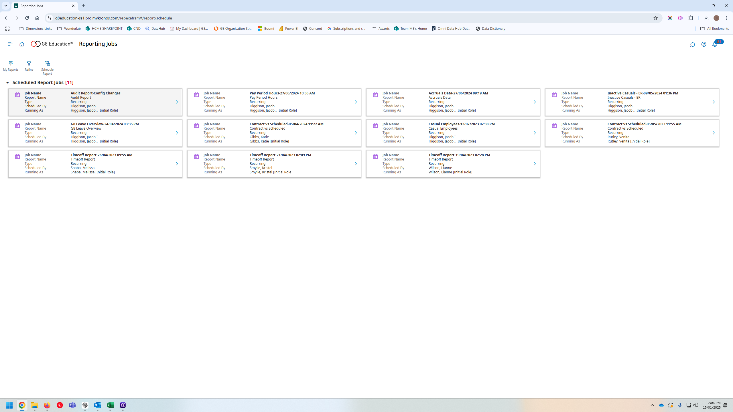 Step #5: Click on the Audit Report - Config Changes