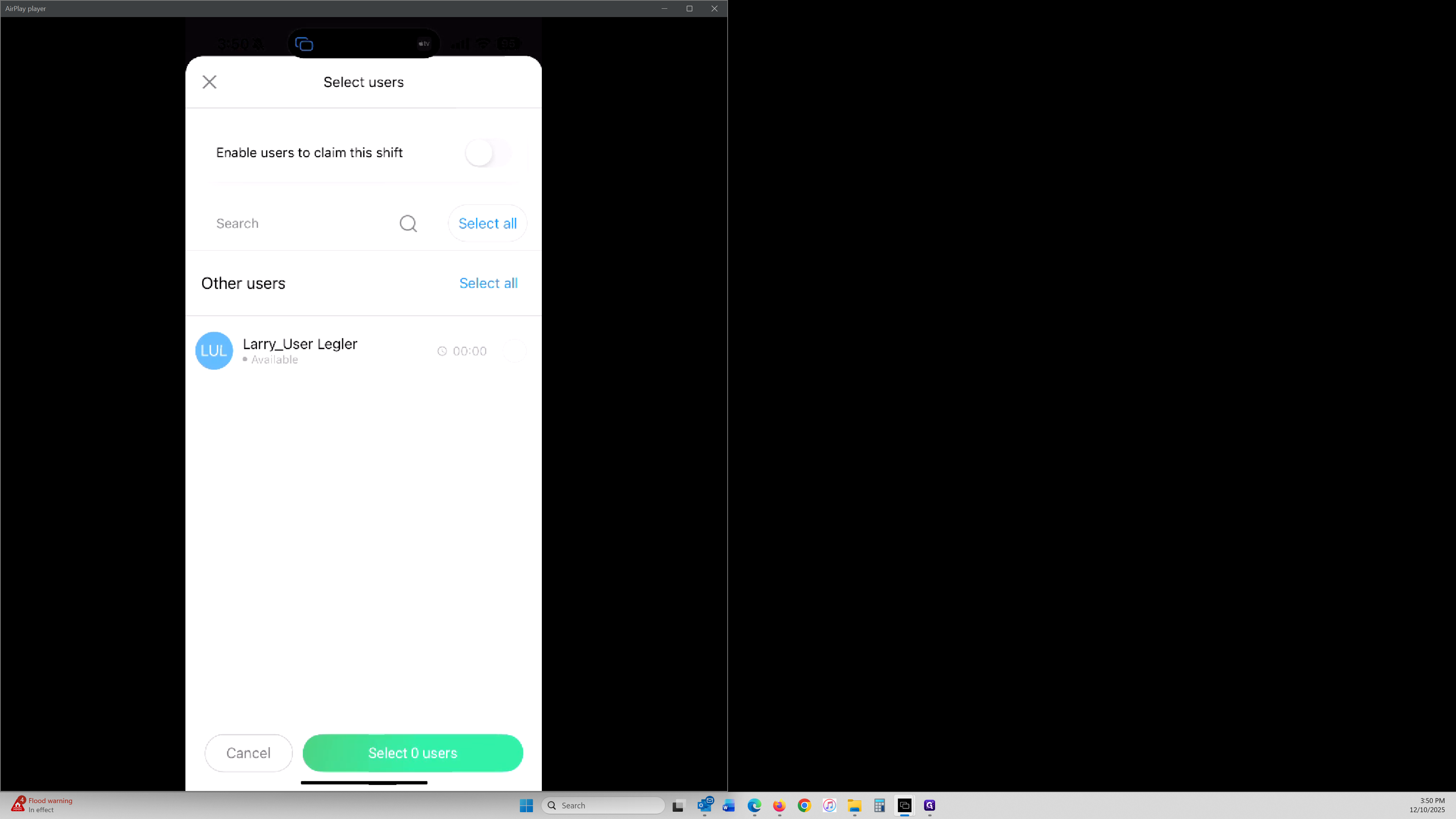 Step #9: Click on "00:00"