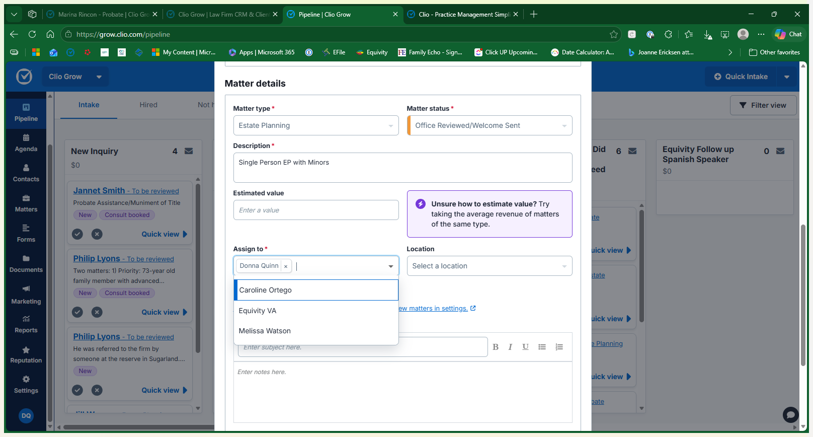 Step #10: Verify the Assign to field is assigned correctly.