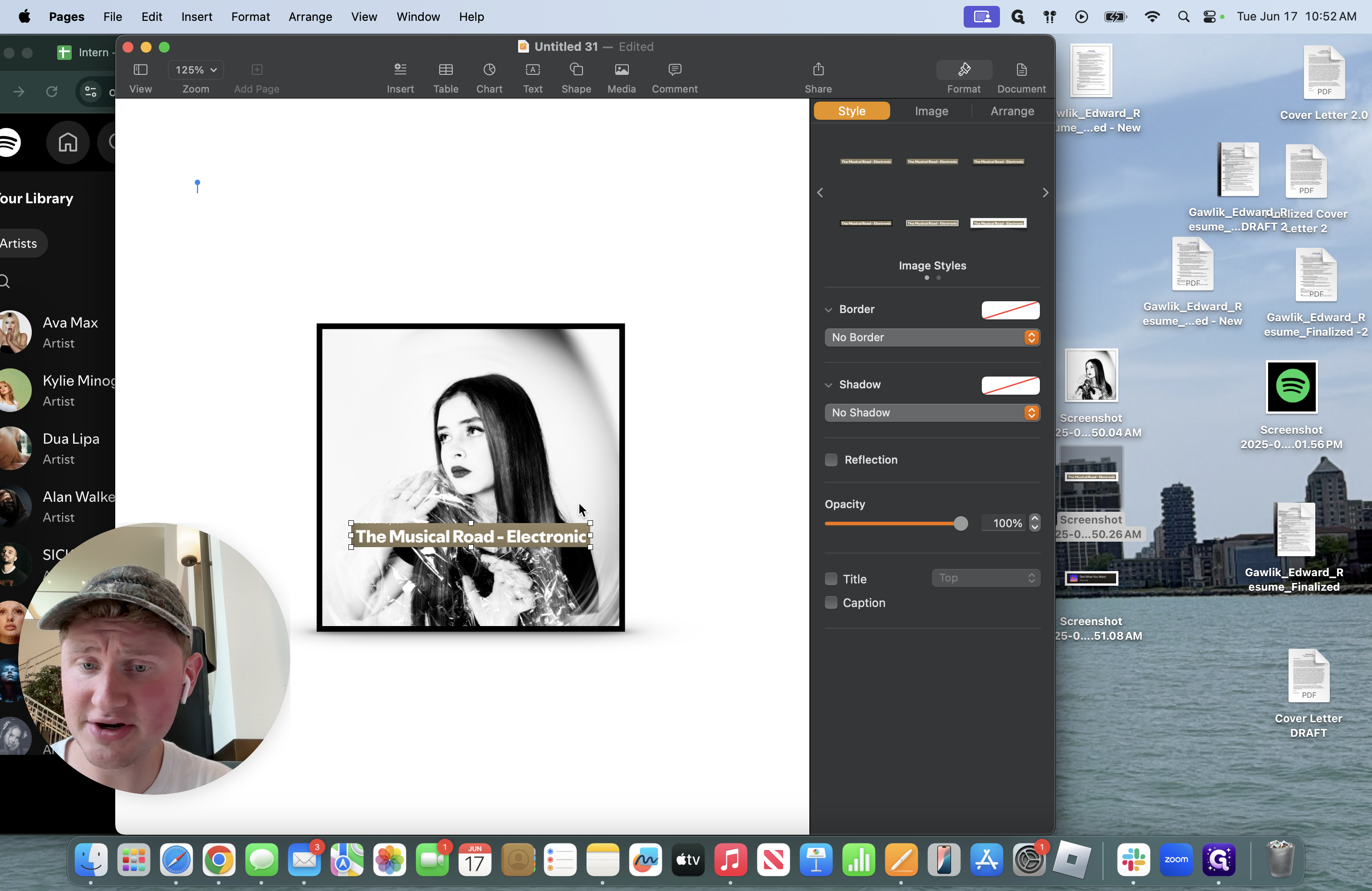 Step #7: Align everything properly and format it to be centered and look visually appealing