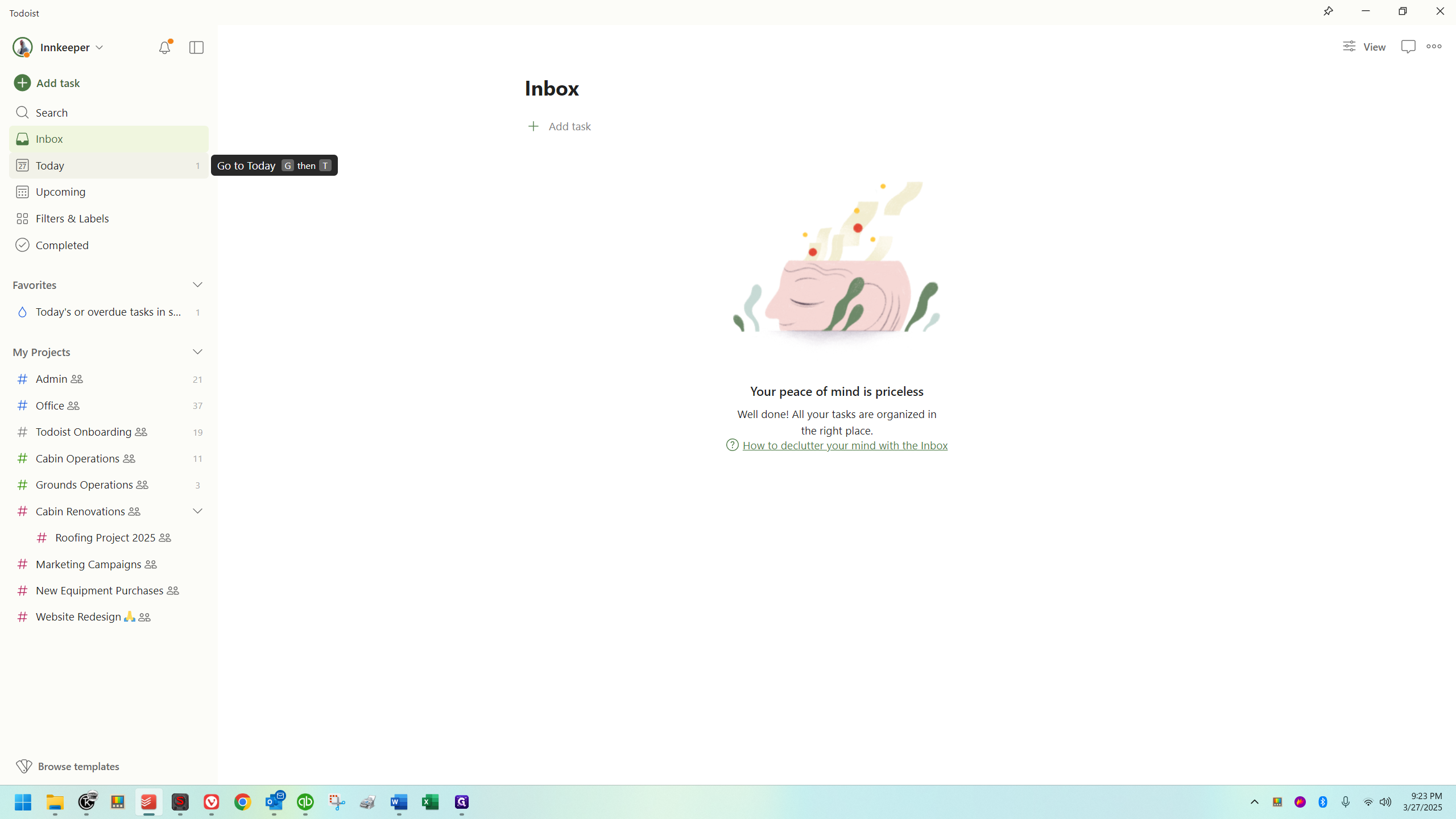 Step #5: Click on "1"