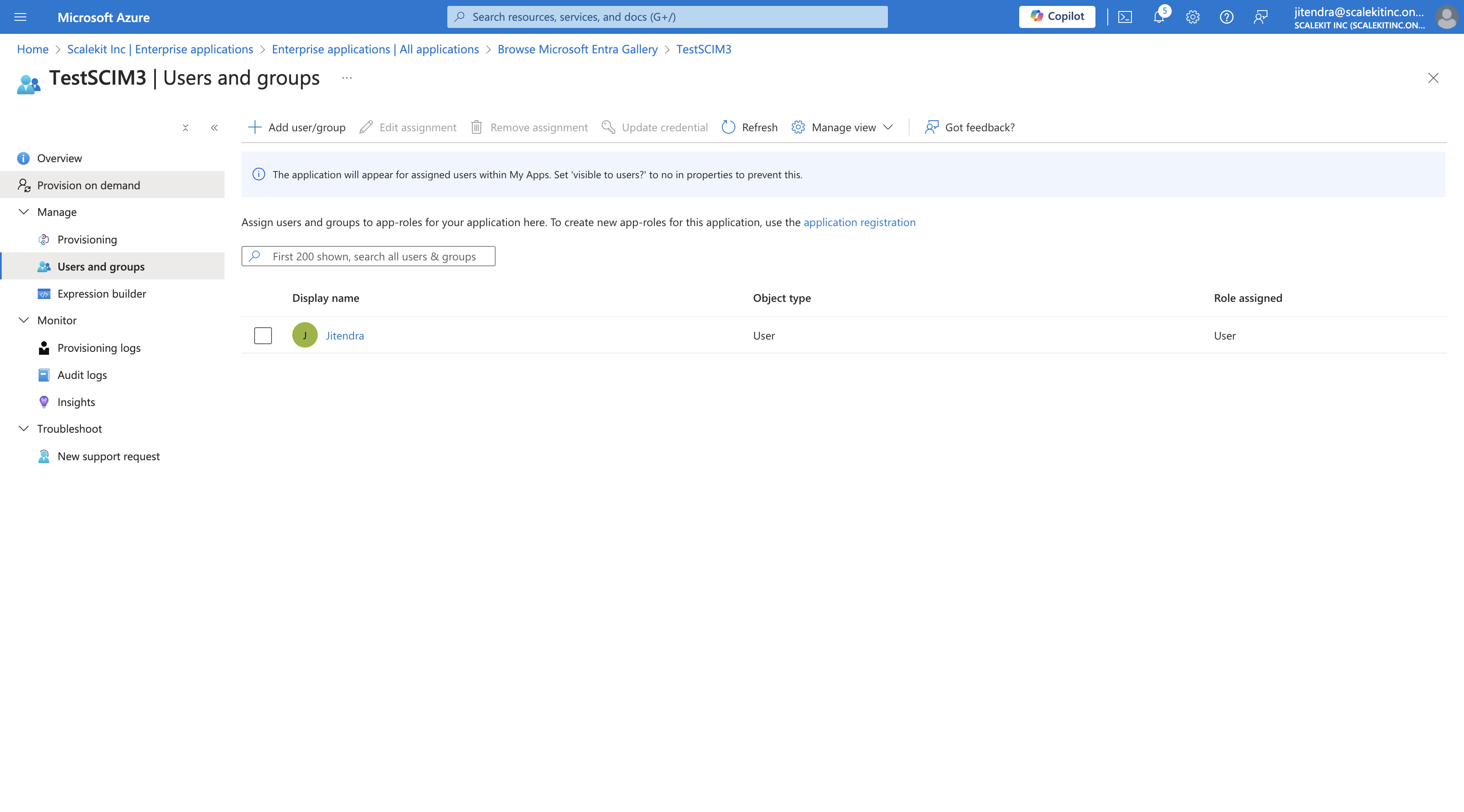 Step #54: Click on "Provision on demand"