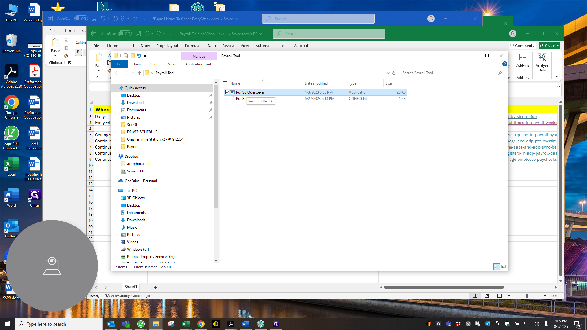 Step #20: Double-click on "RunSqlQuery.exe"