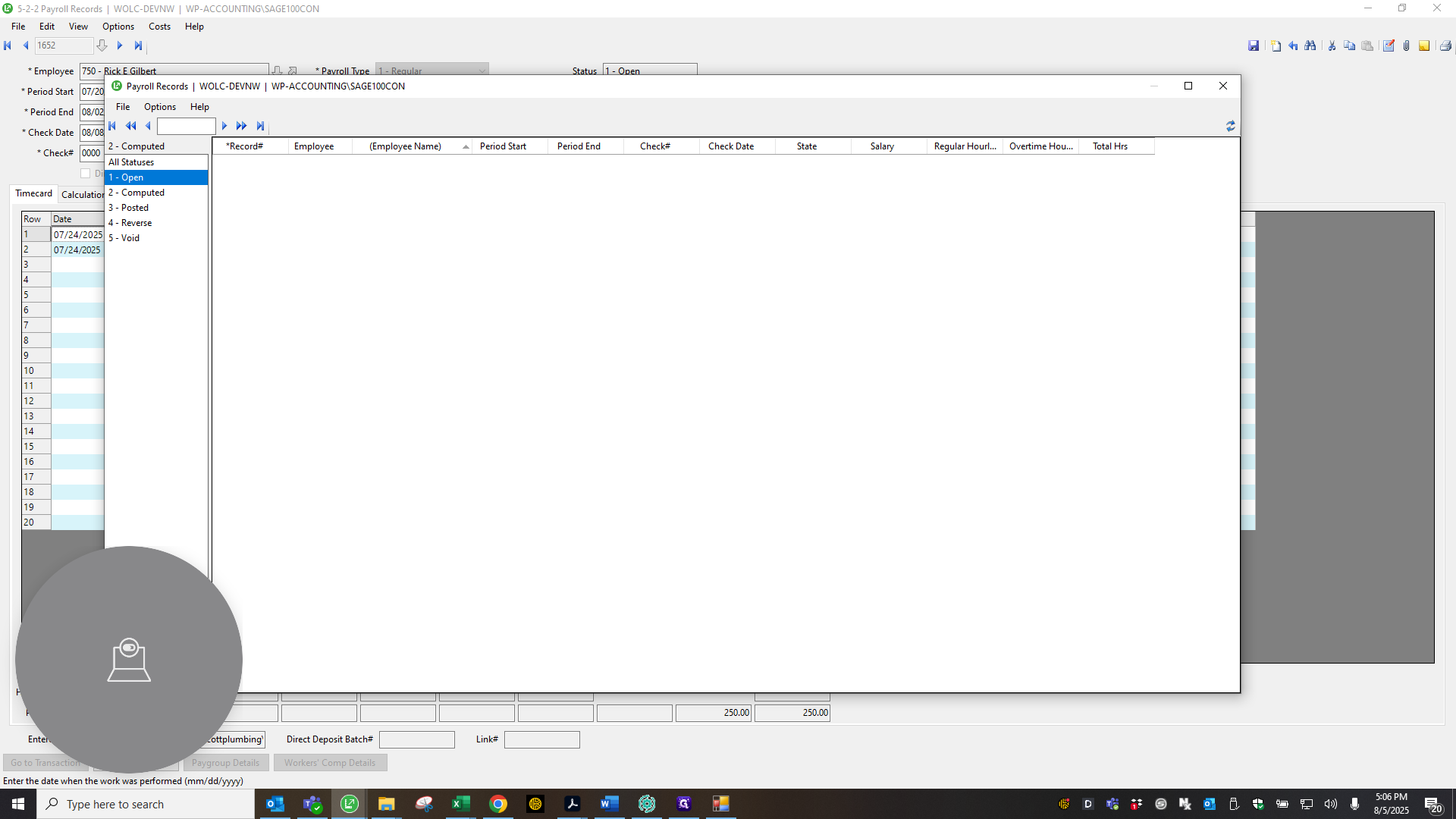 Step #33: Double-click on "Di 1 - Open"