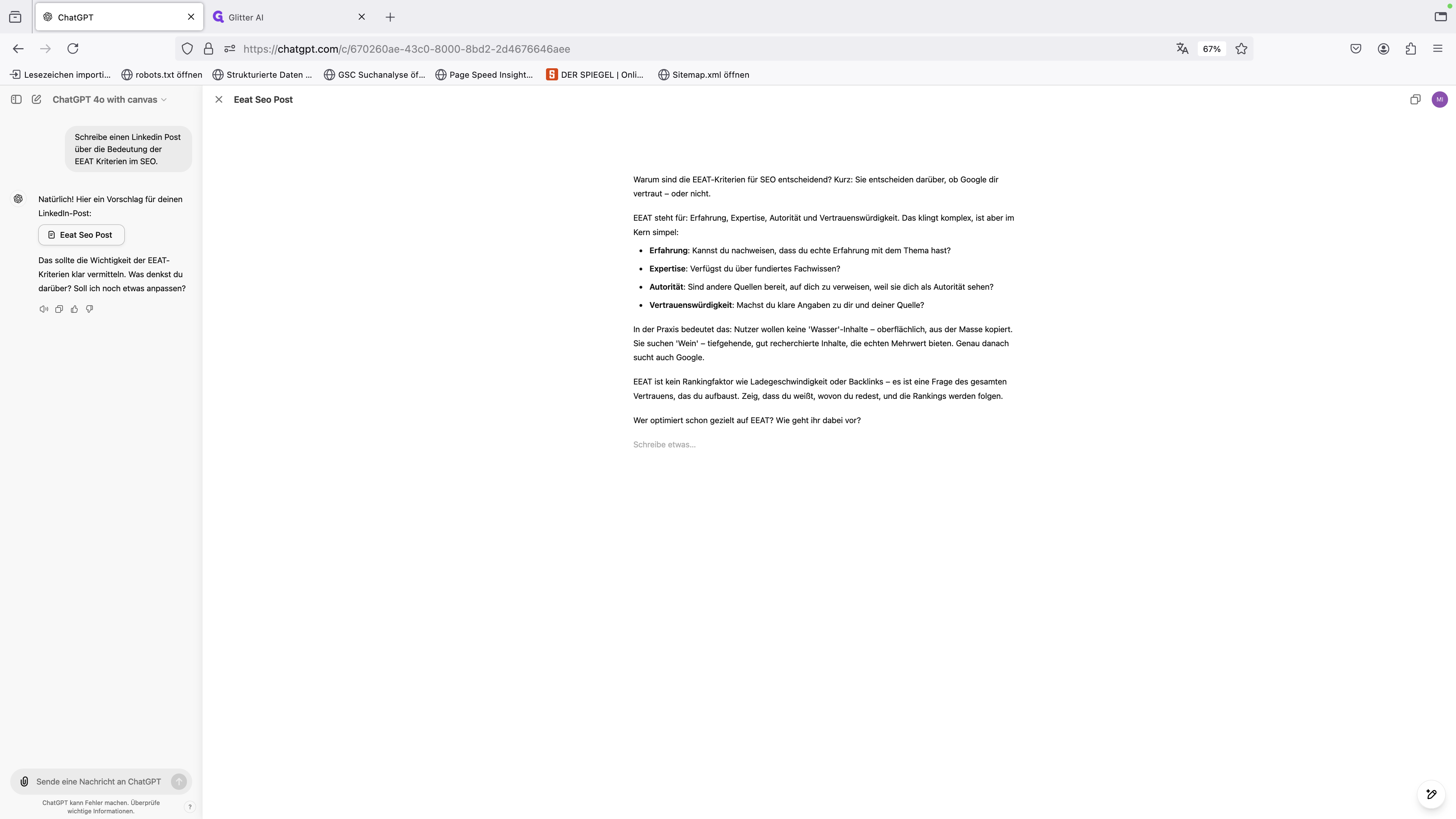 Step #4: Markiere einen Textabschnitt, den Du ändern möchtest.