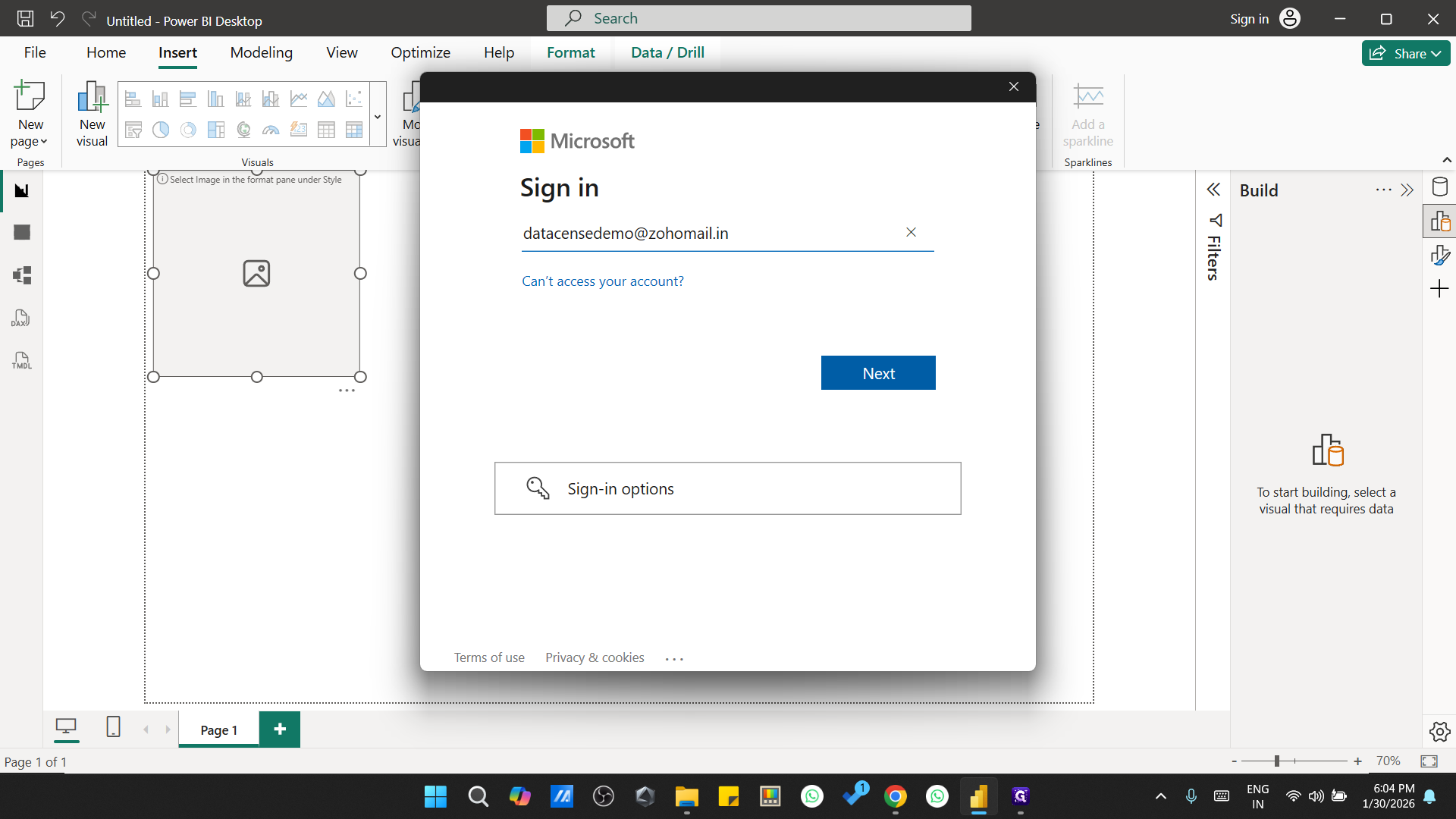 Step #3: Click on "Next"