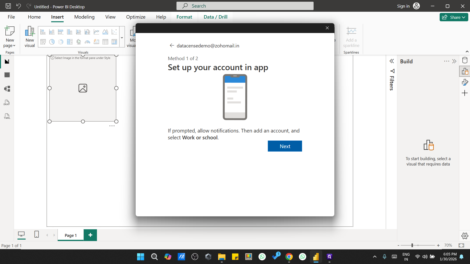 Step #7: Click on "Next"