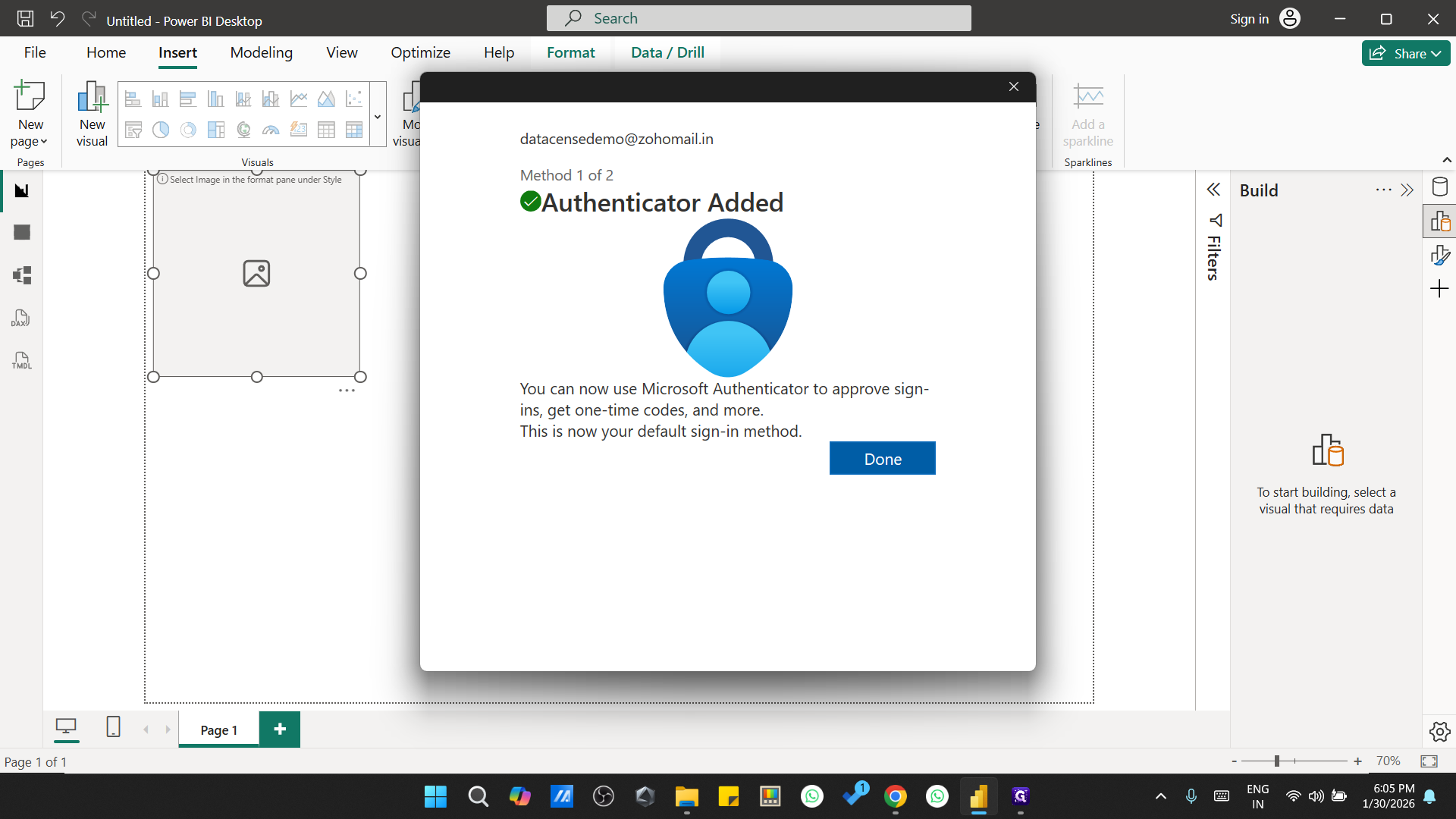 Step #10: Click on "Done"