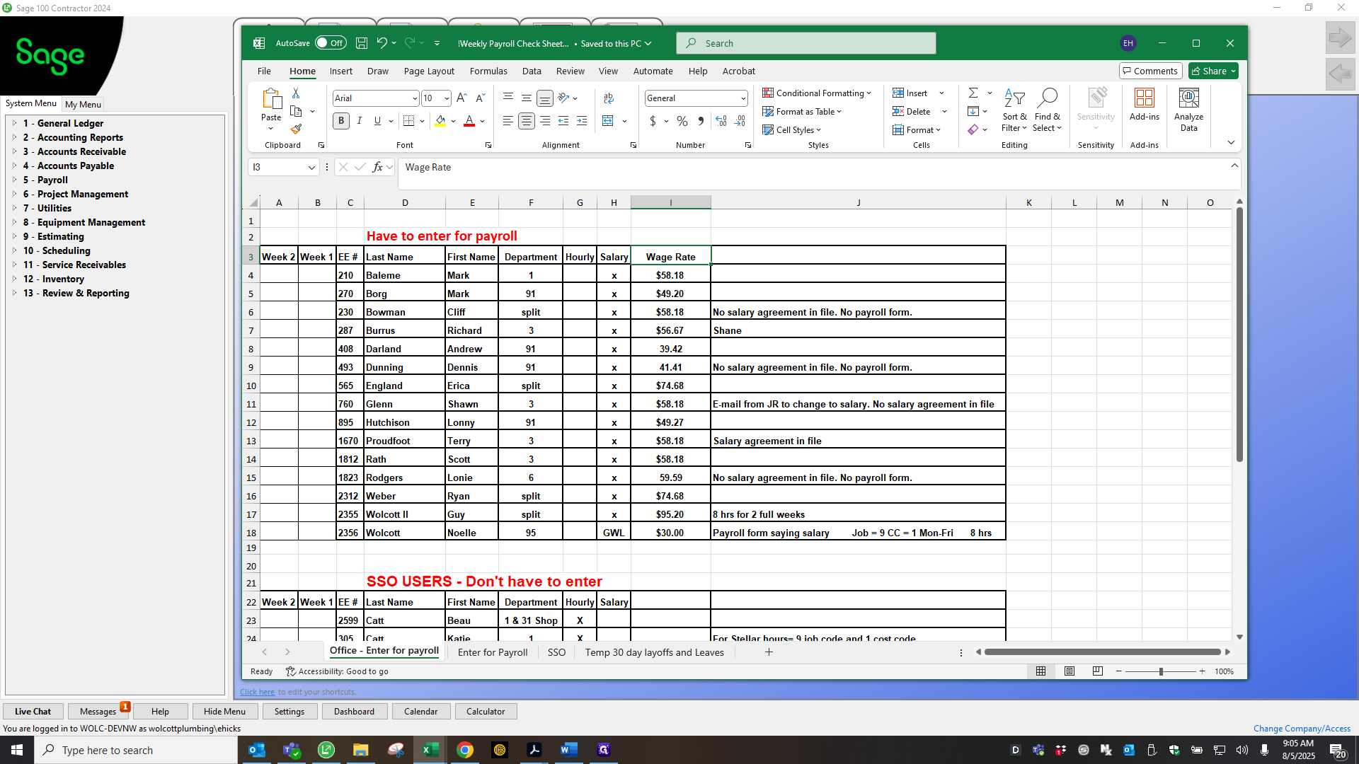 Step #3: Drag "Wage Rate"