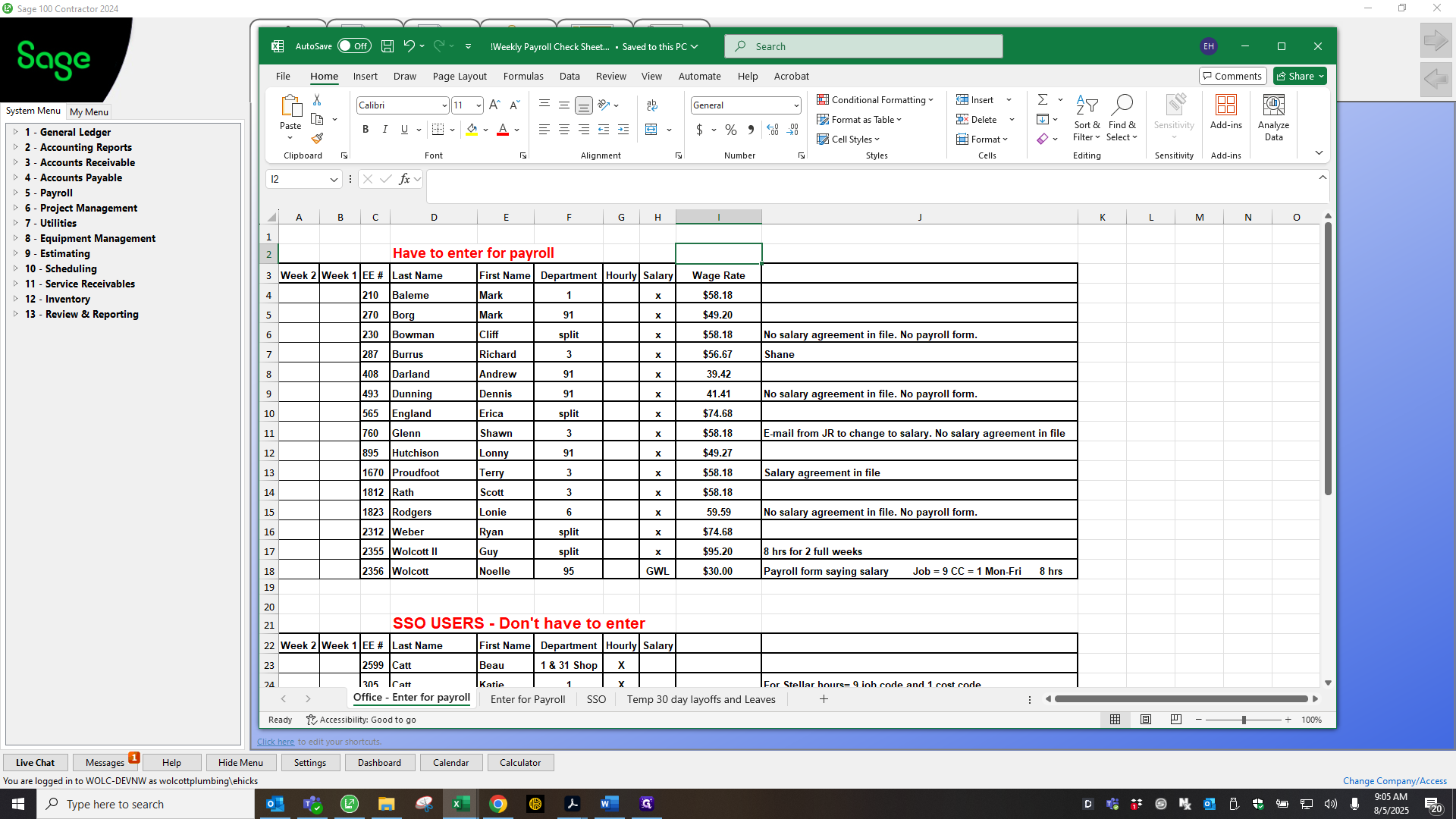 Step #2: Click on "Wage Rate"