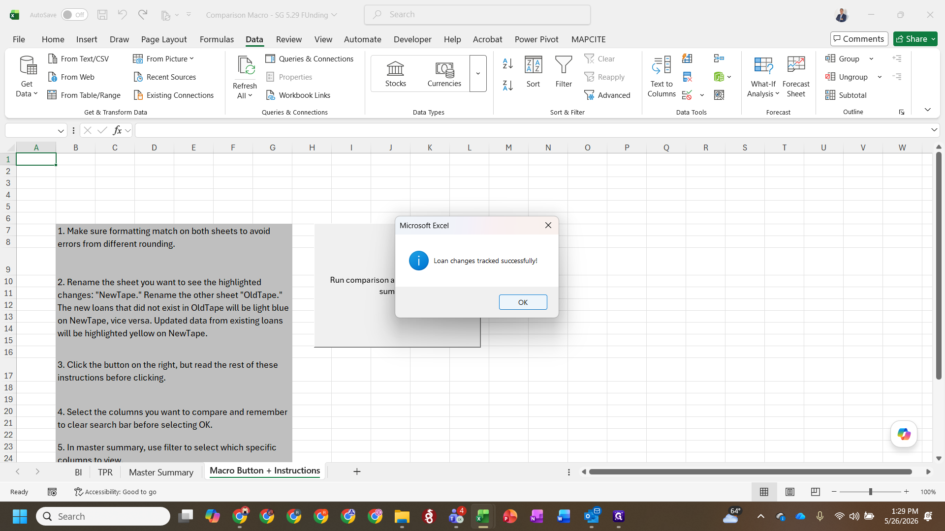 Step #22: Click OK when the success prompt appears.