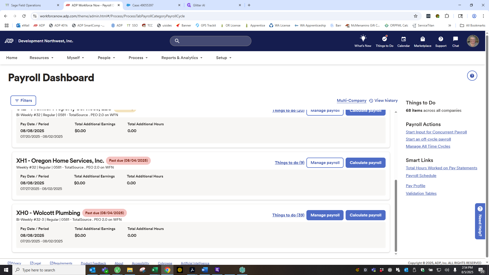 Step #1: Click on "Manage payroll"