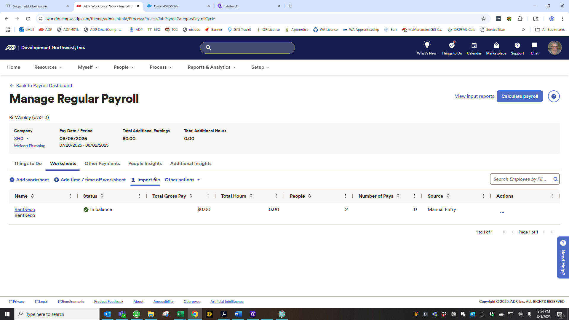 Step #2: Click on "Import file"