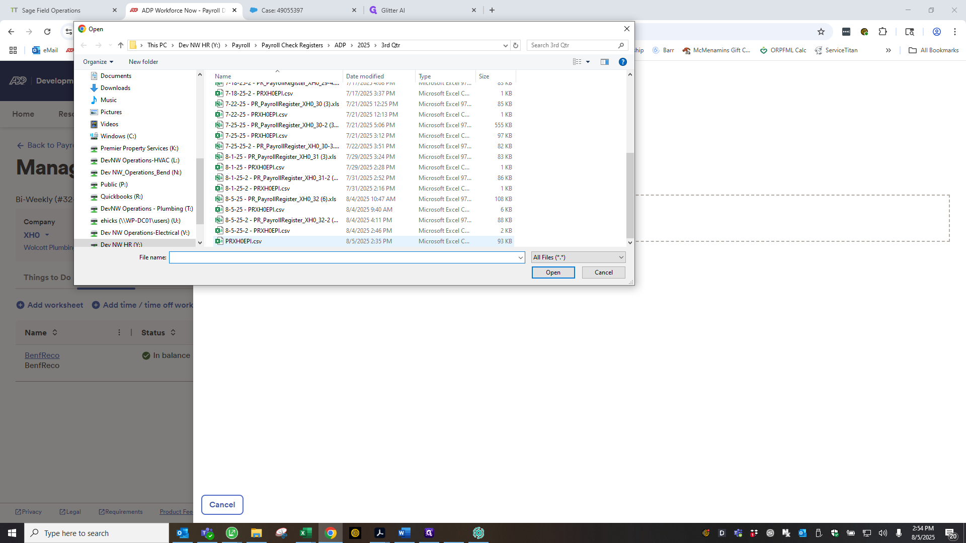 Step #4: Click on "PRXHOEPI.csv"