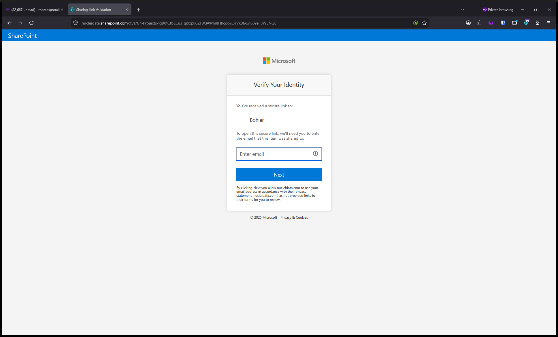 Step #1: Enter your email address into the input field.