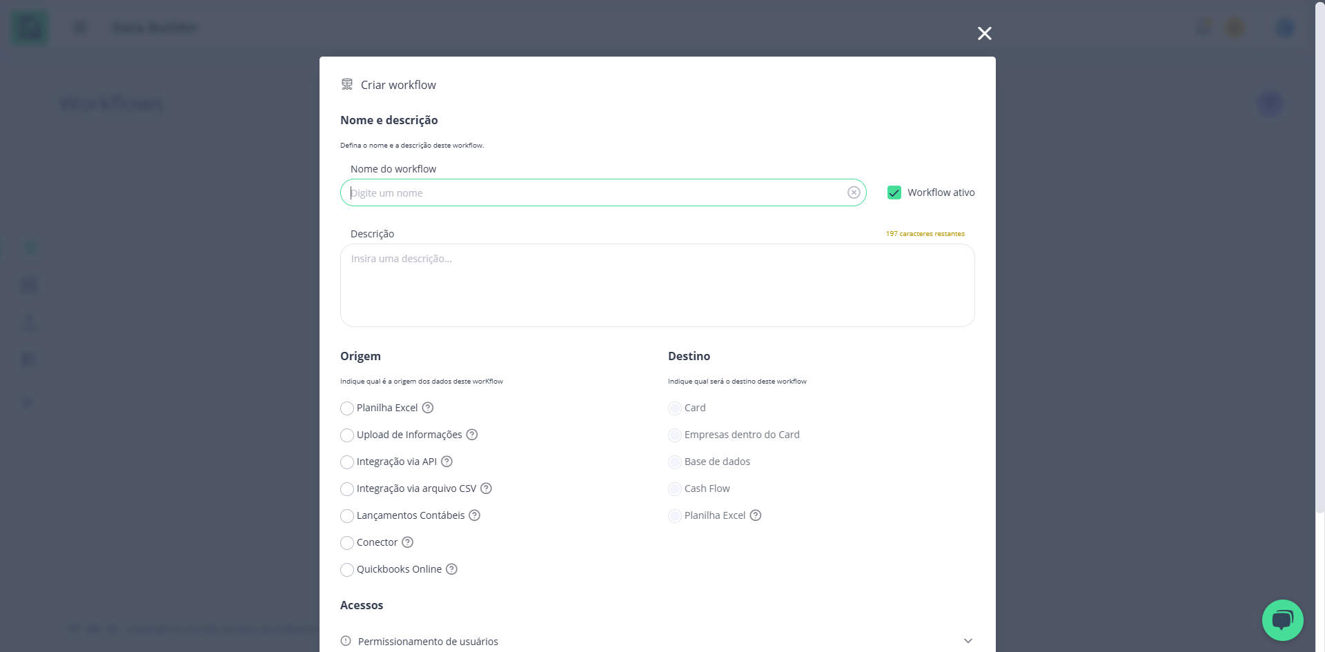 Step #12: Informe o Nome do Workflow: