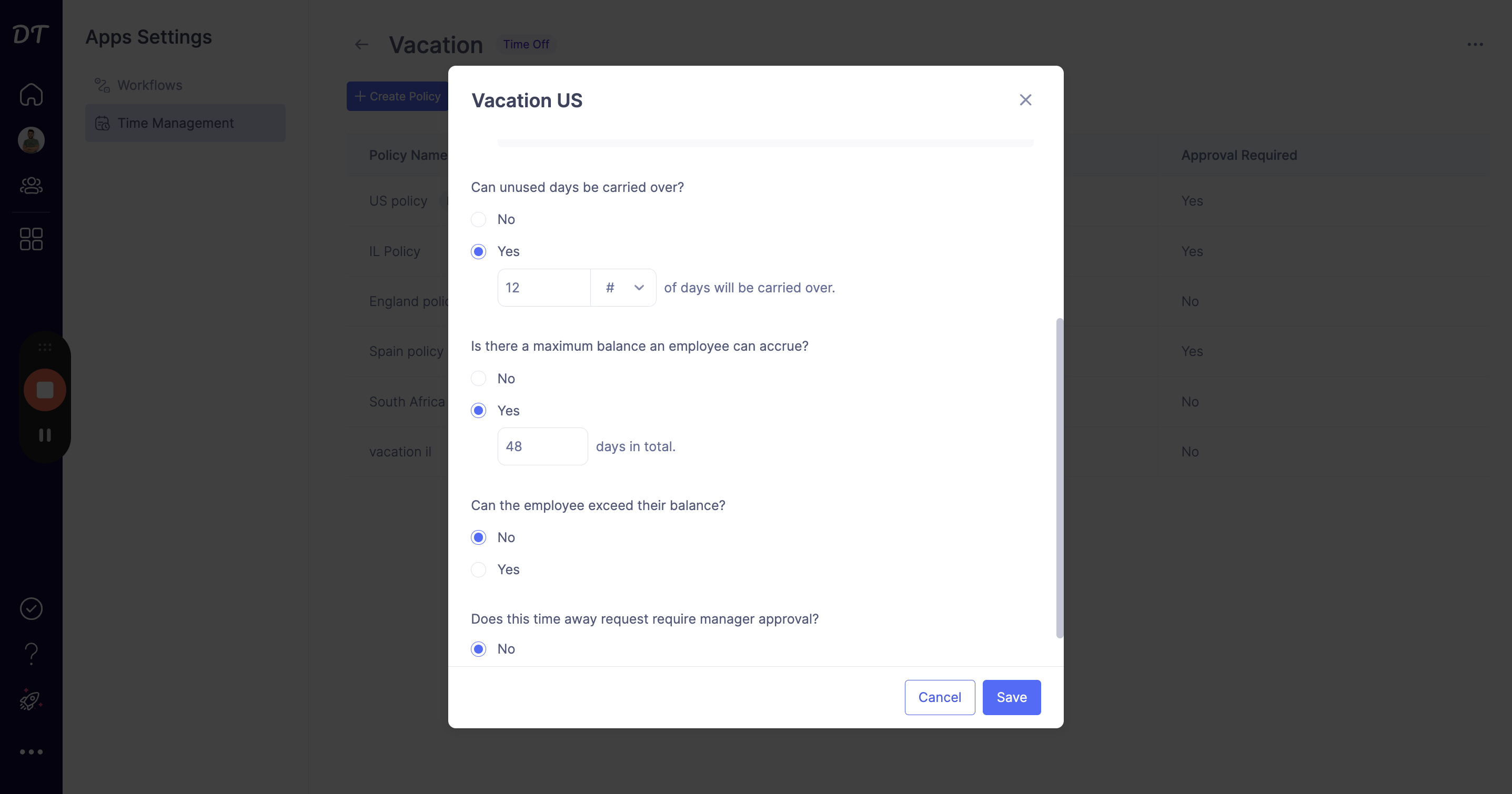 Step #25: Click "IL Policy"