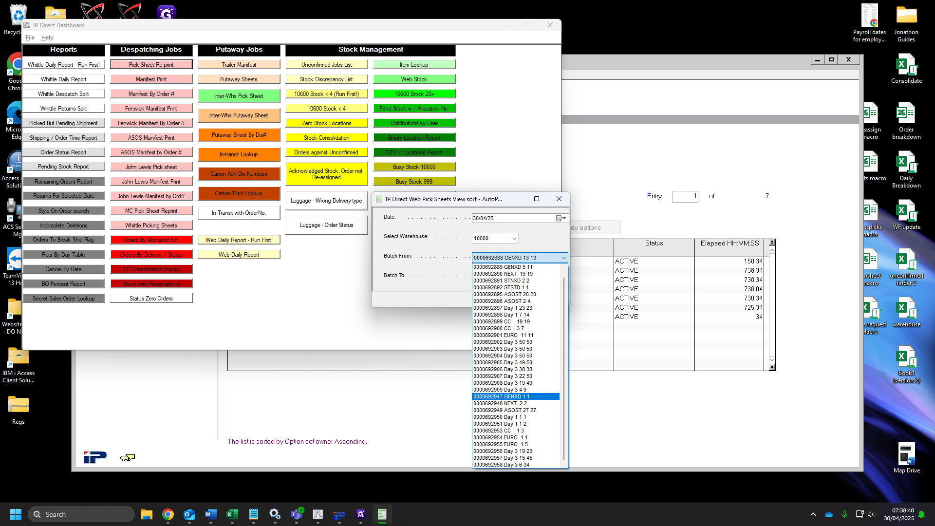 Step #20: Find where the allocation numbers change, as you can see below it goes from "692909" to "692947", select the first number of the changes.