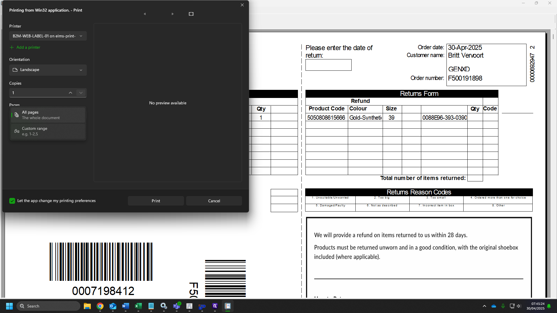 Step #72: Change to "Custom range".