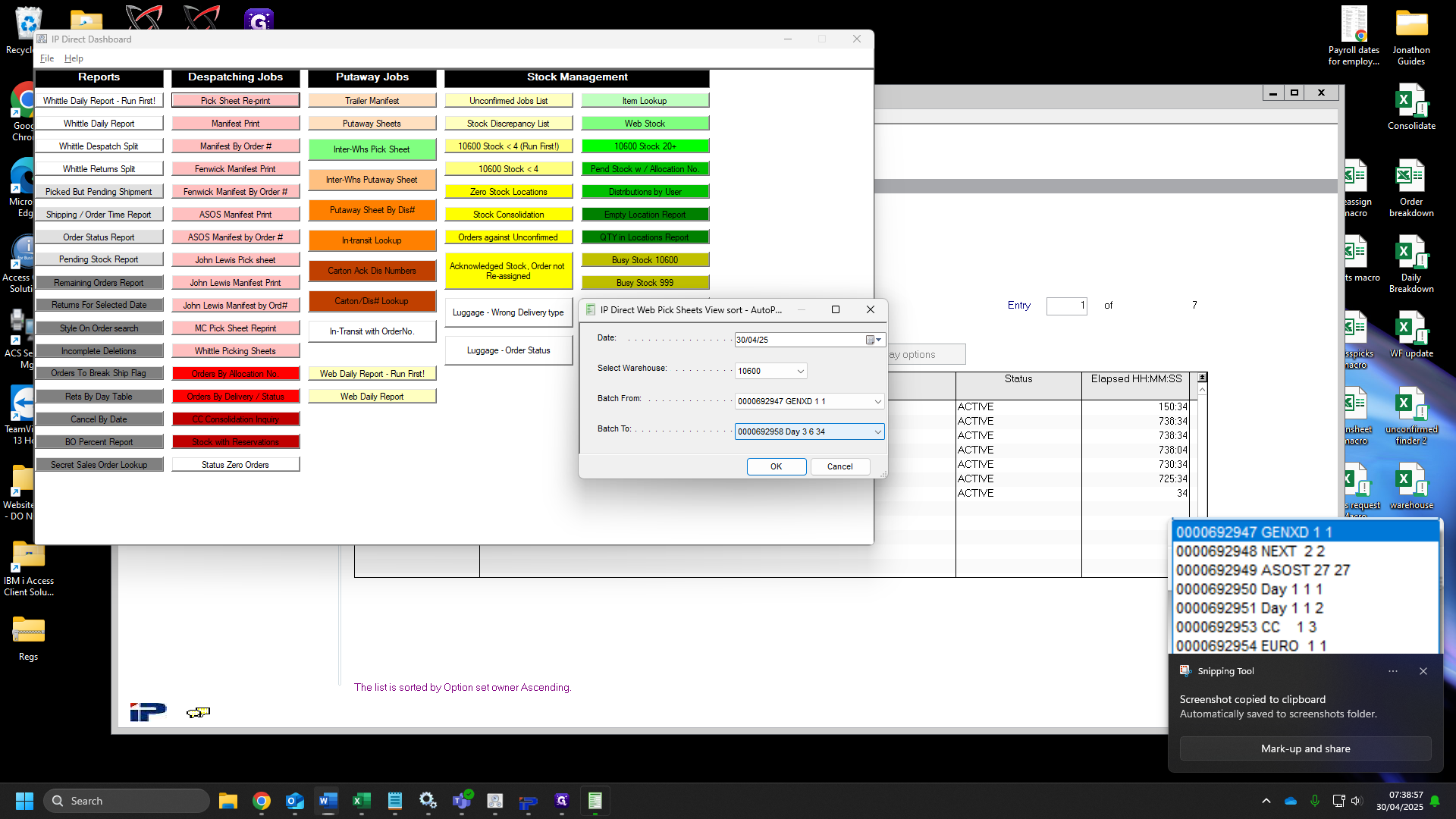 Step #27: Go back to IP Direct Dashboard. 
