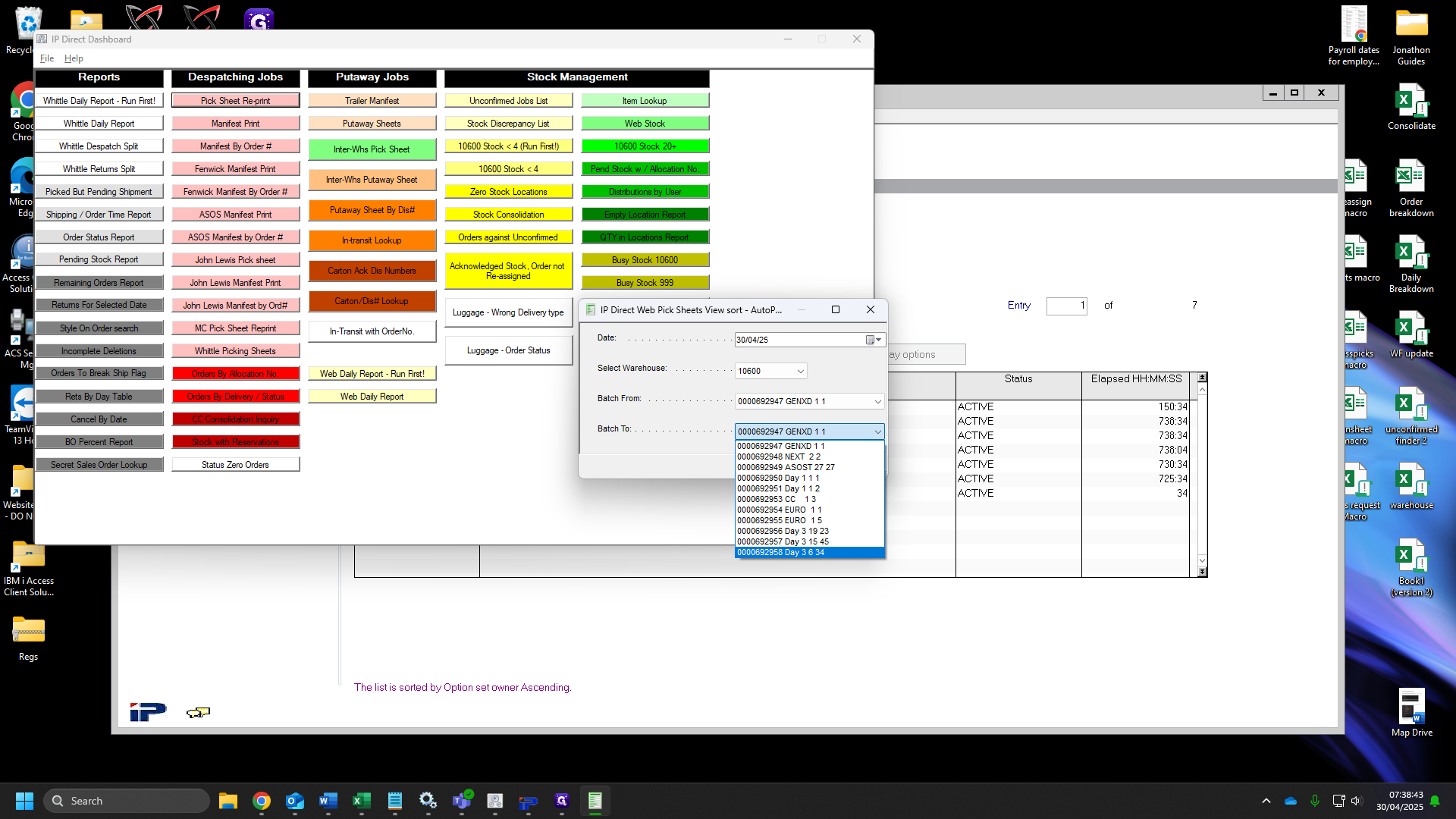 Step #22: Here you will see all the new orders from the allocation you have just ran. 