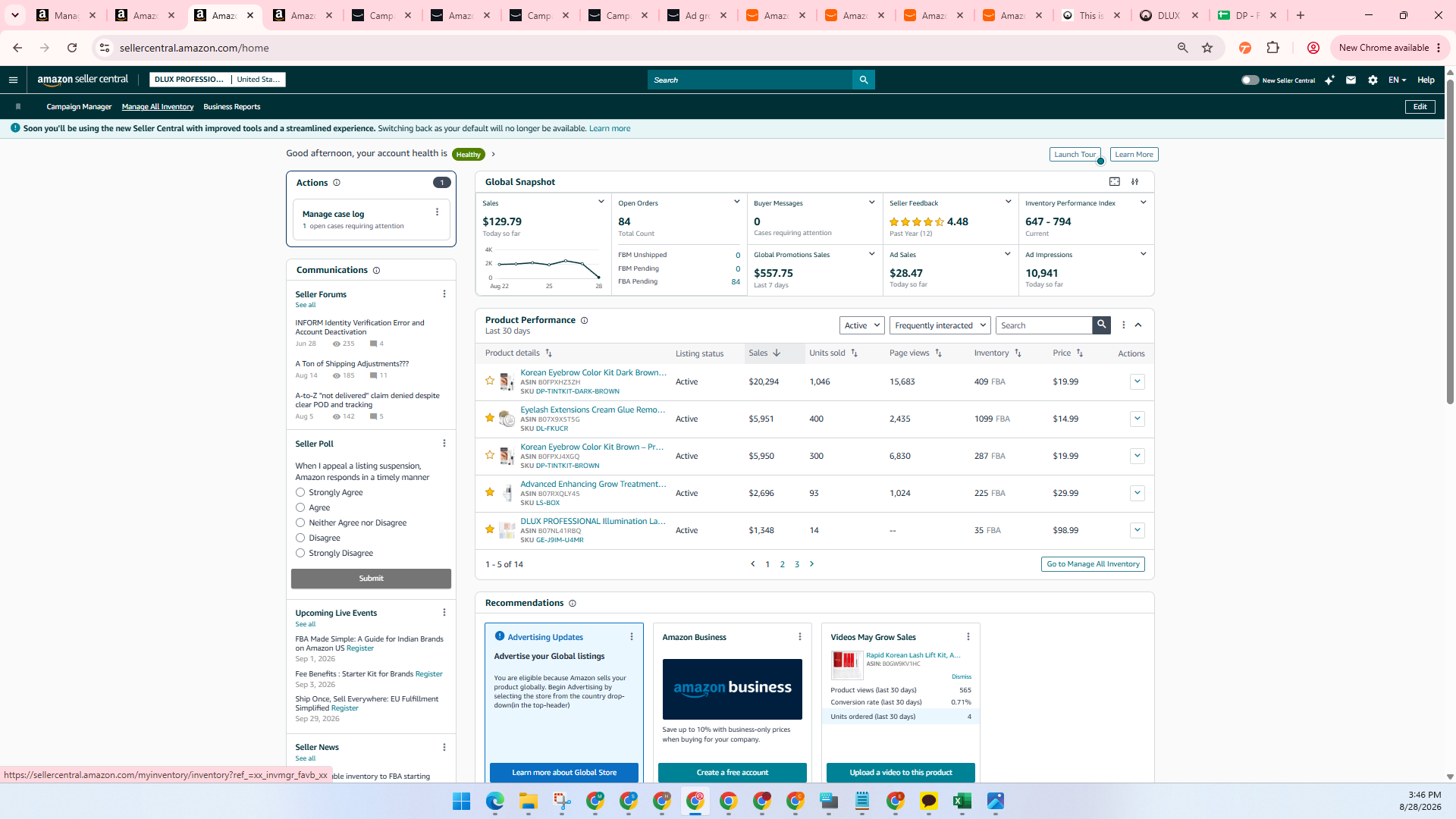 Step #1: Click Manage All Inventory from the navigation menu.
