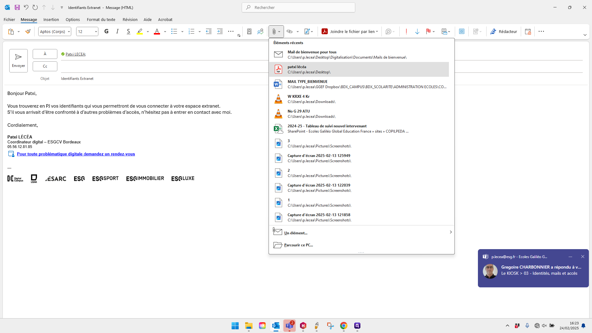 Step #34: Cliquez sur le fichier PDF Patxi Lécéa.pdf