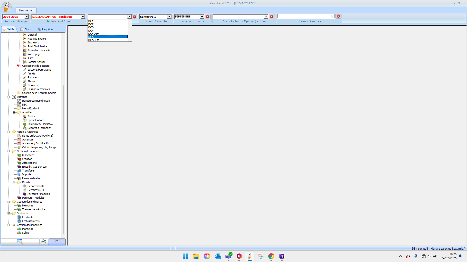 Step #6: Cliquez sur "DC5"