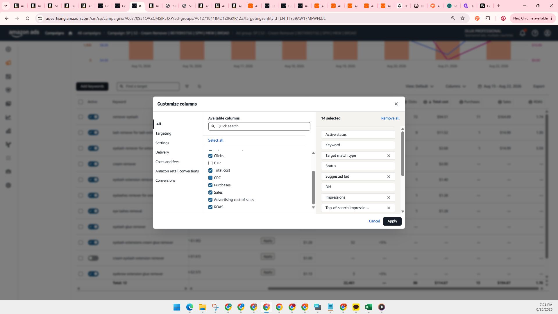 Step #11: Select the CPC checkbox.