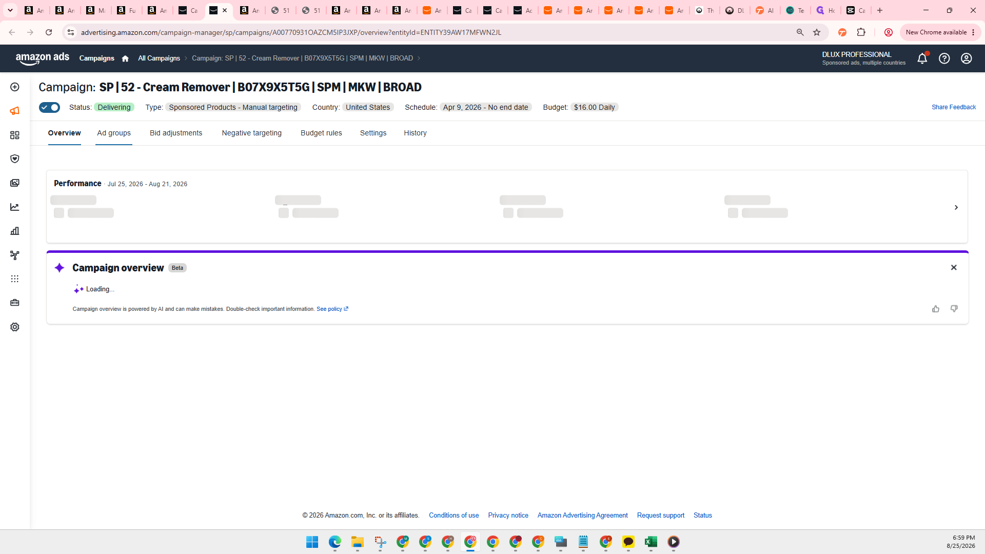 Step #5: Click on the Ad groups tab.