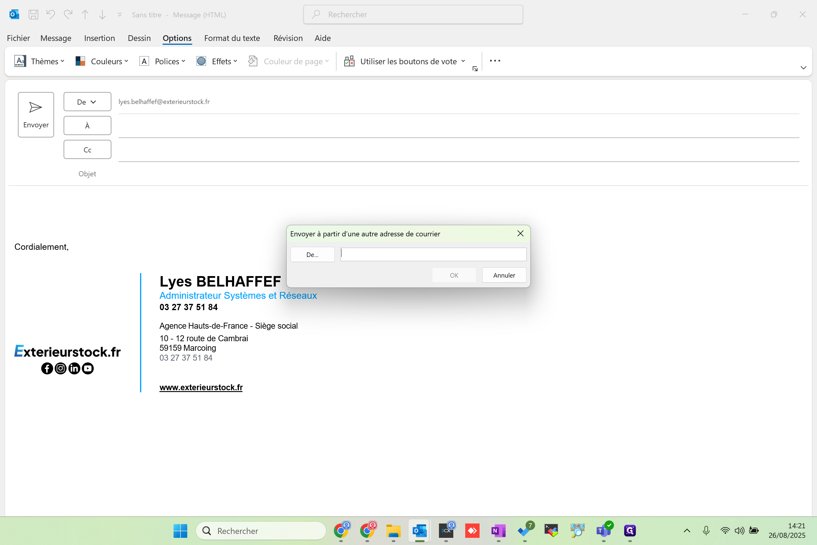 Step #7: Cliquer sur le champ de texte