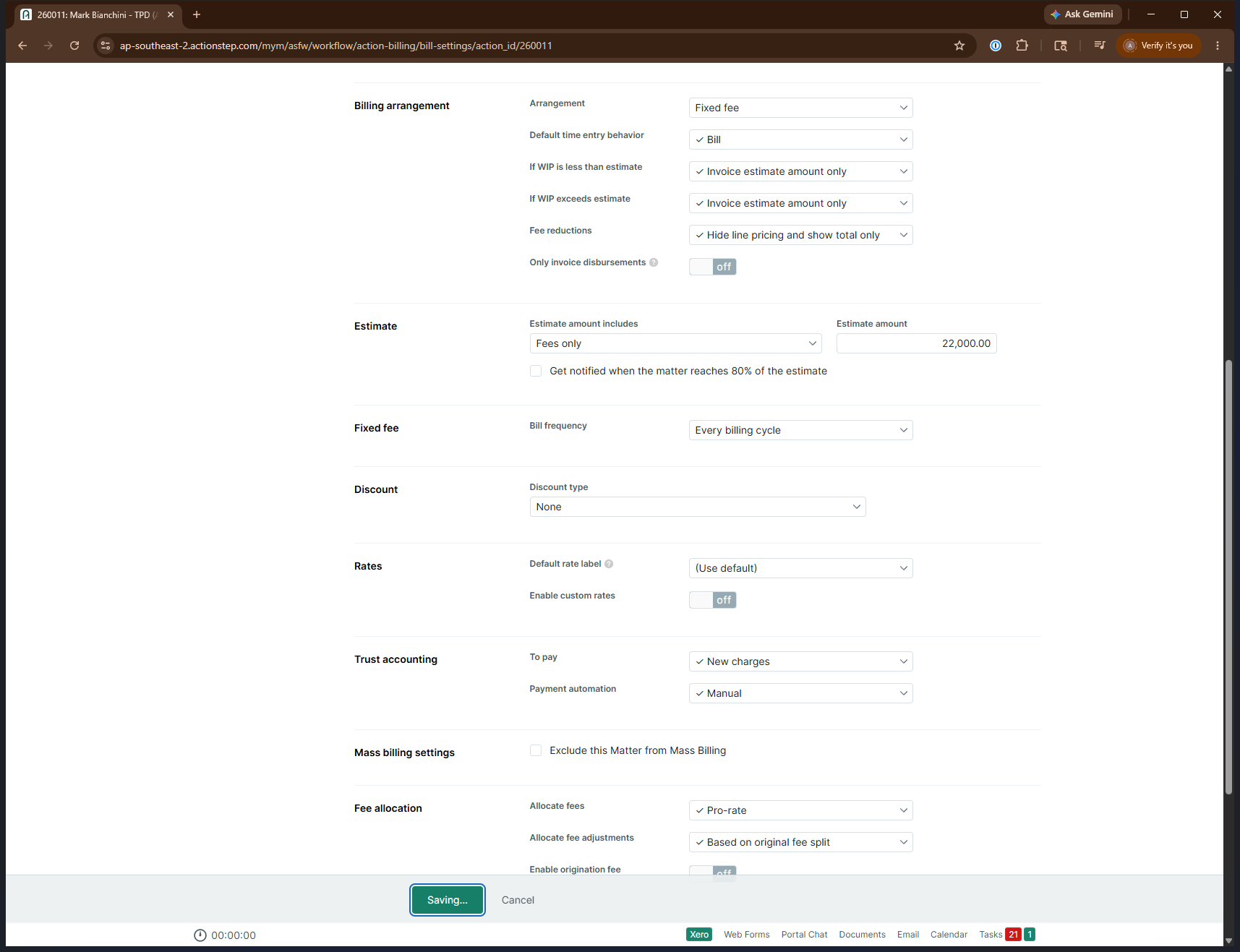 Step #9: Click Save at the bottom of the screen to apply your configuration.
