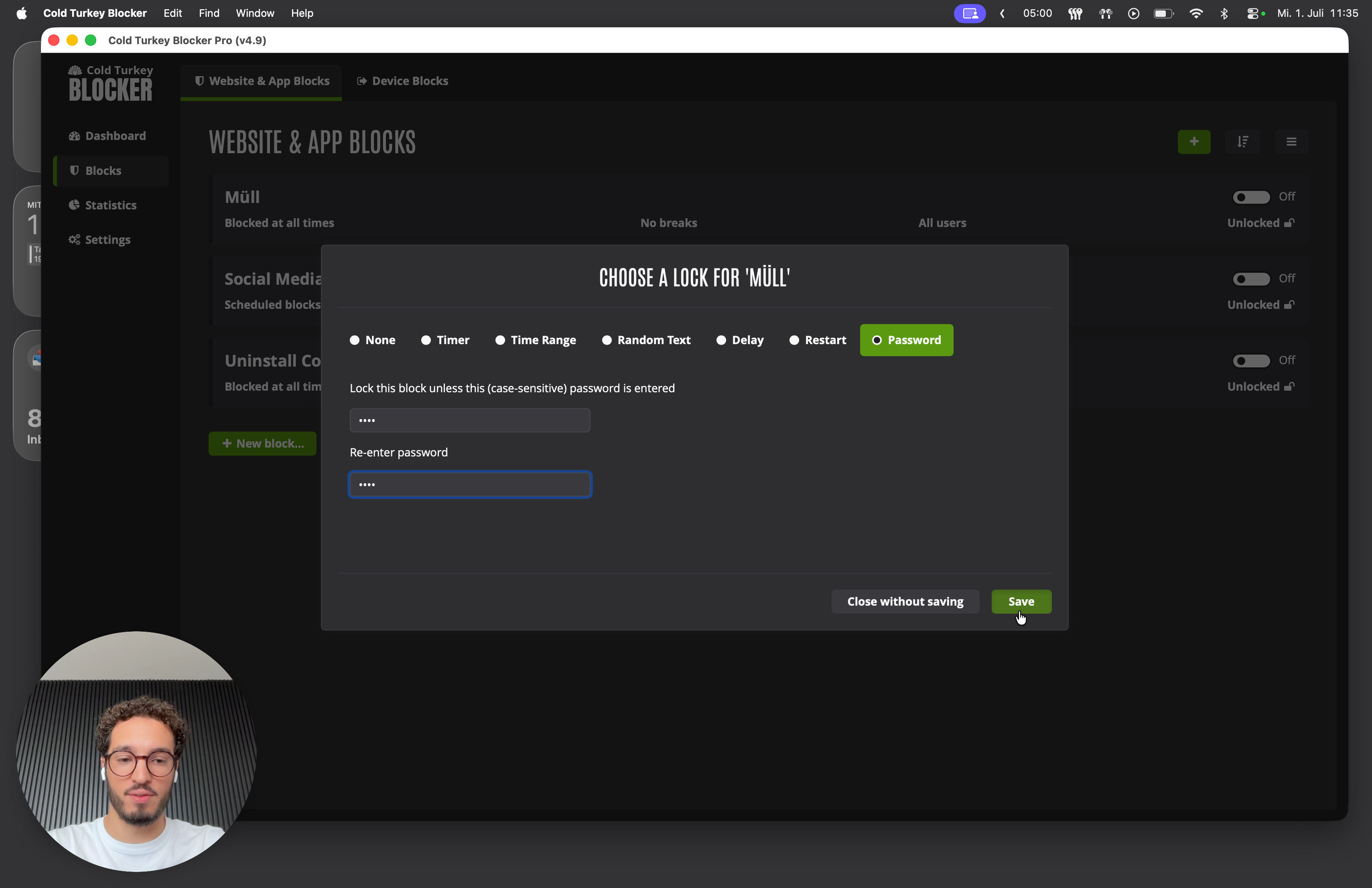Step #6: Klicke unten rechts auf Save.