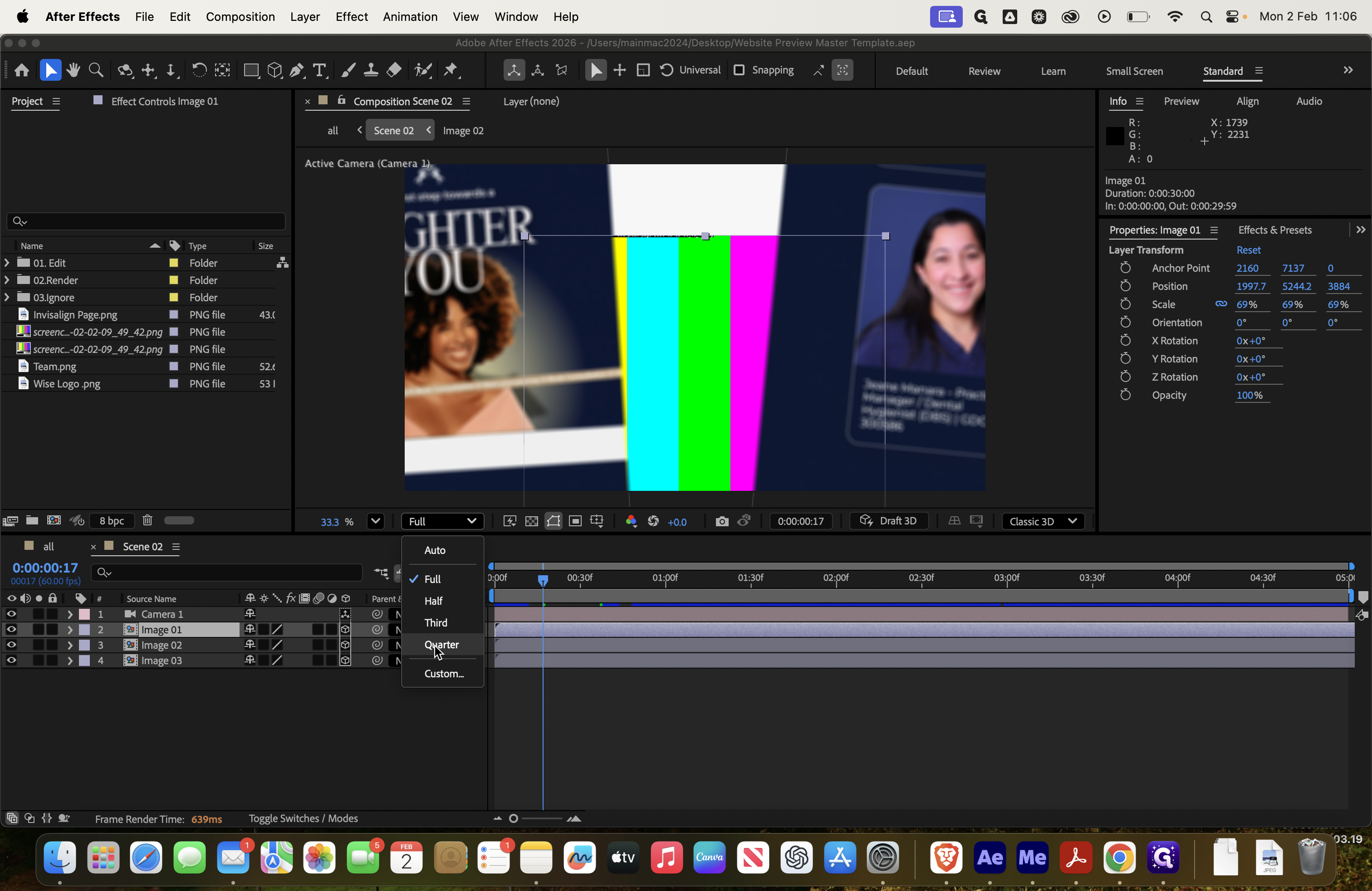 Step #67: Click on "Quarter"