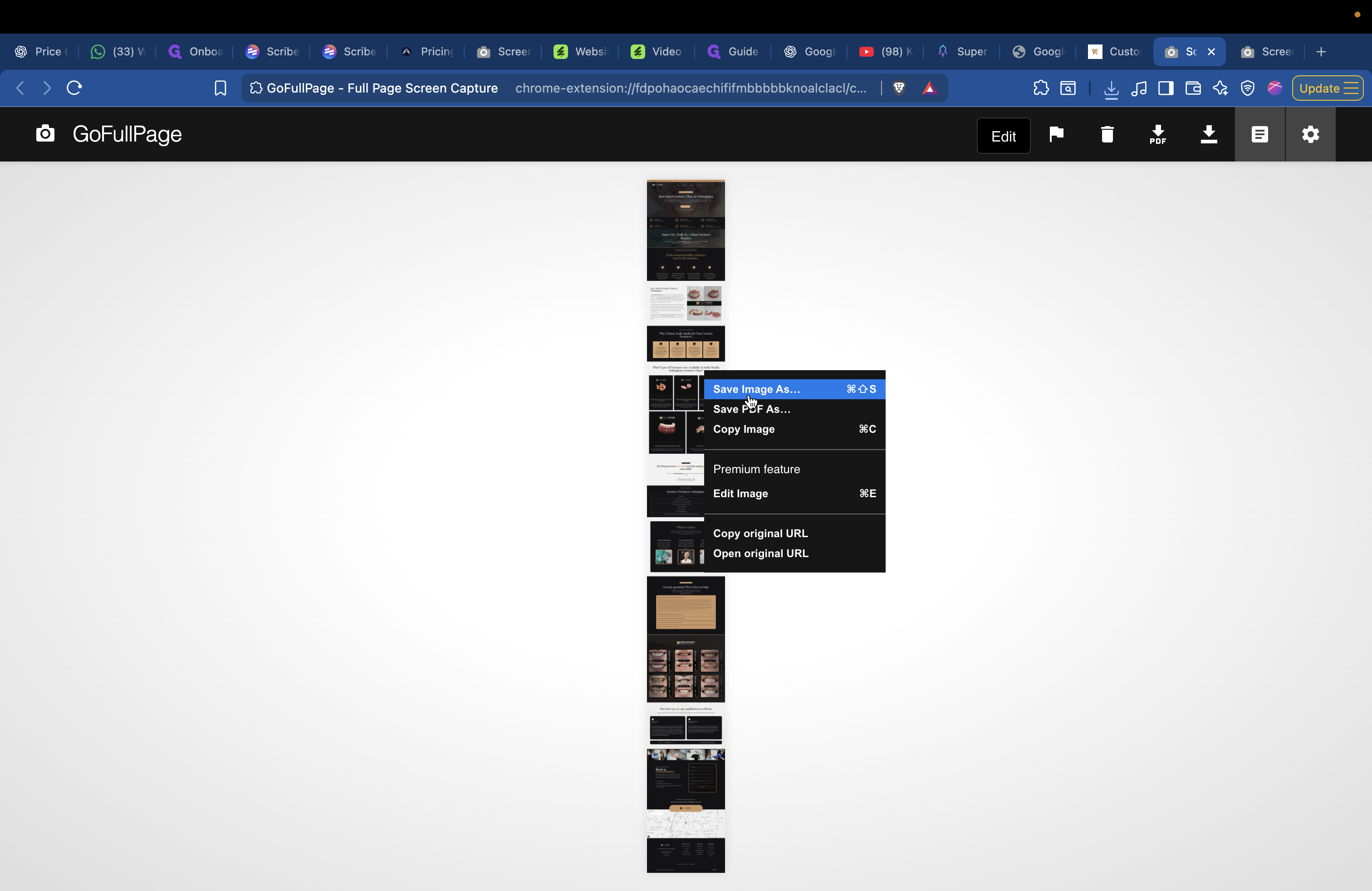 Step #12: Click on "Save Image As"