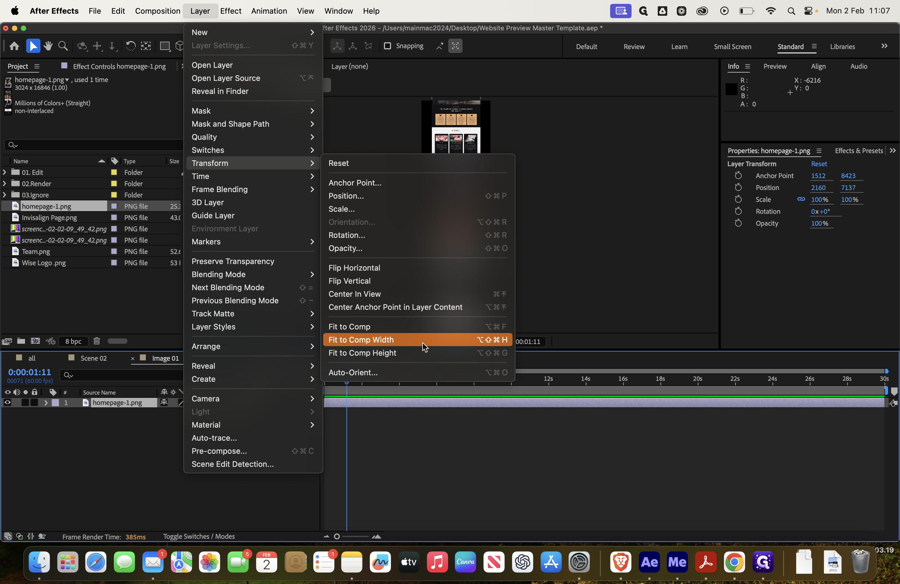 Step #84: Click on "W"