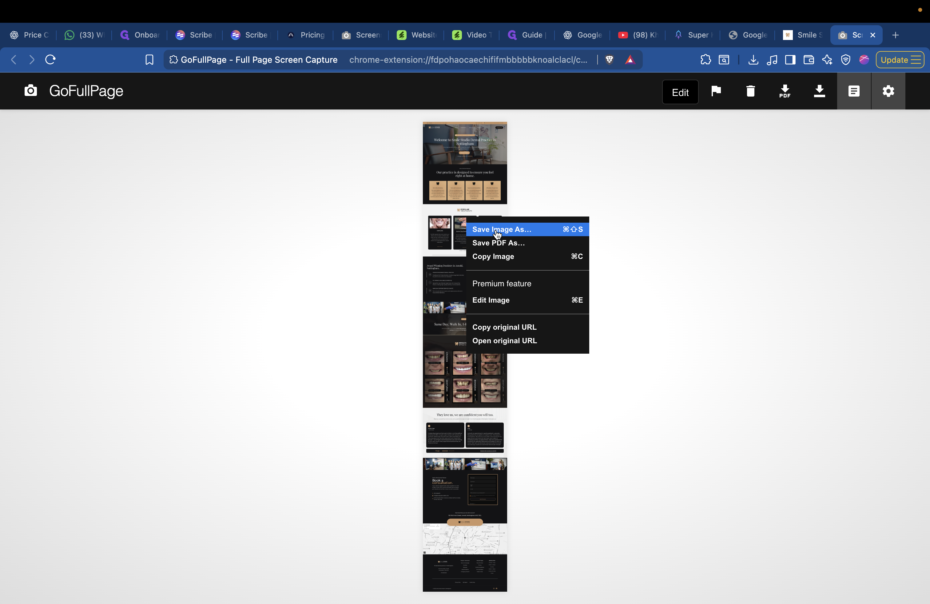 Step #4: Click on "Save Image As"