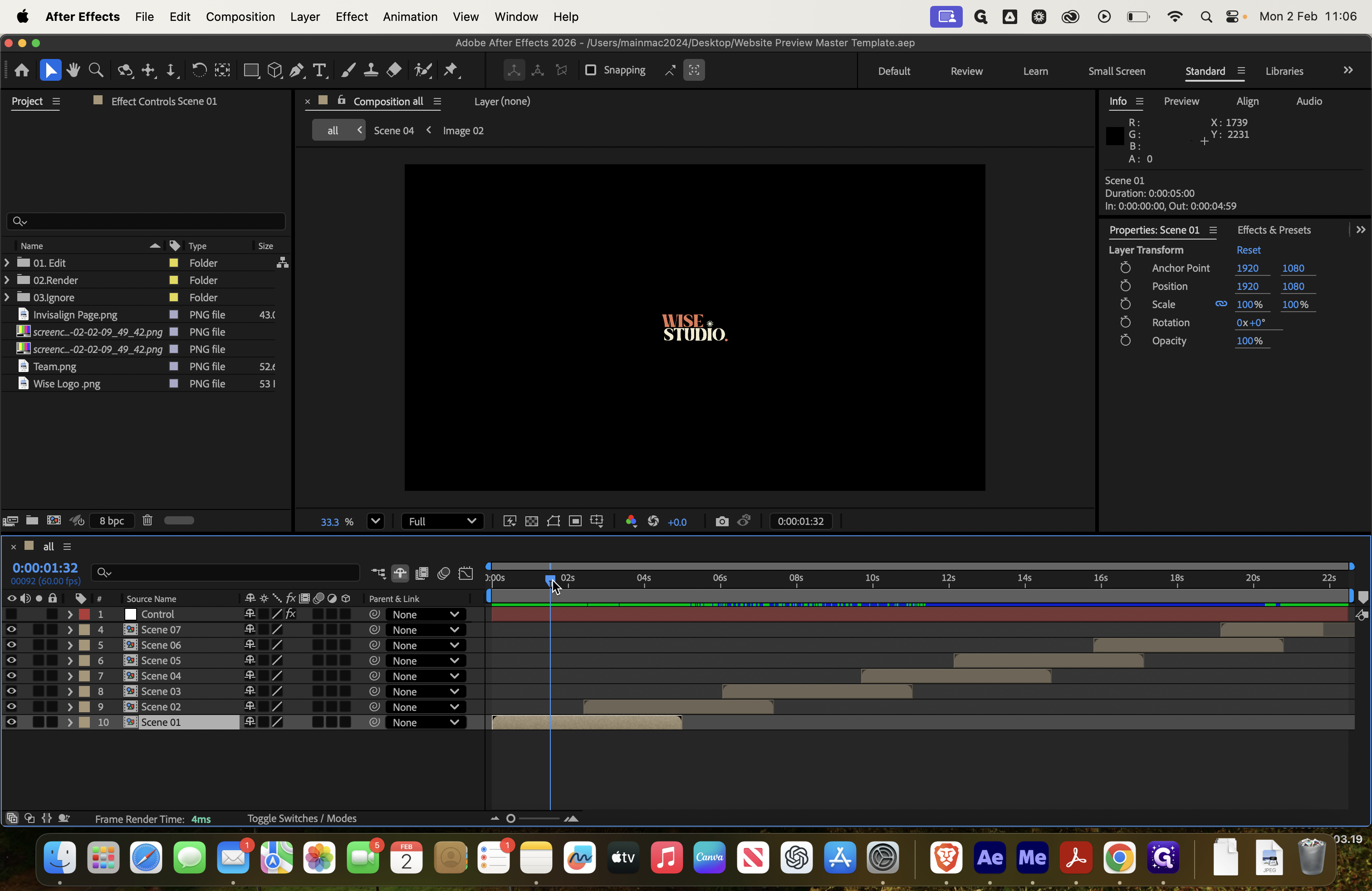 Step #60: Drag "02s |"