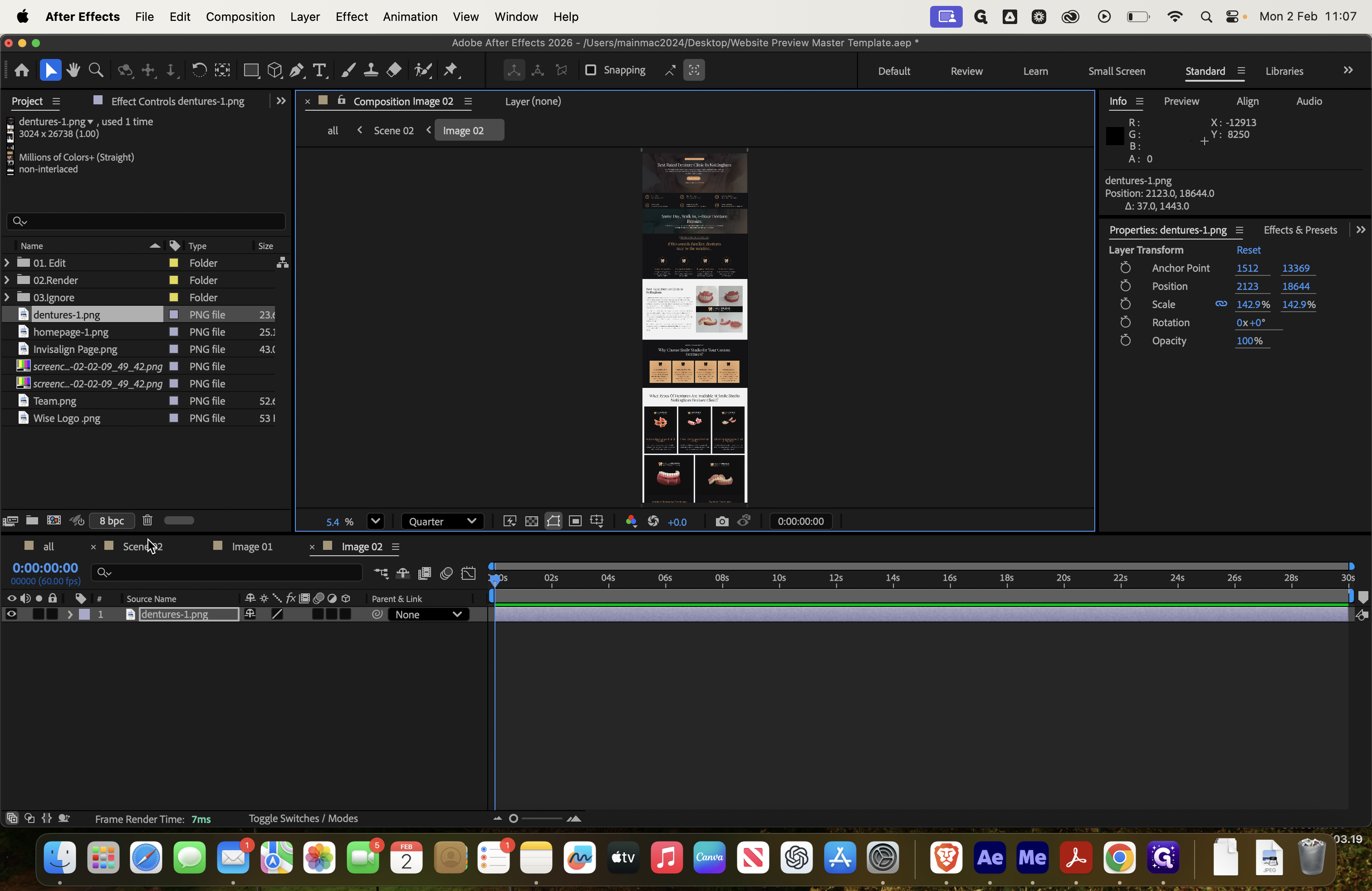 Step #101: Click on "Scene 2"