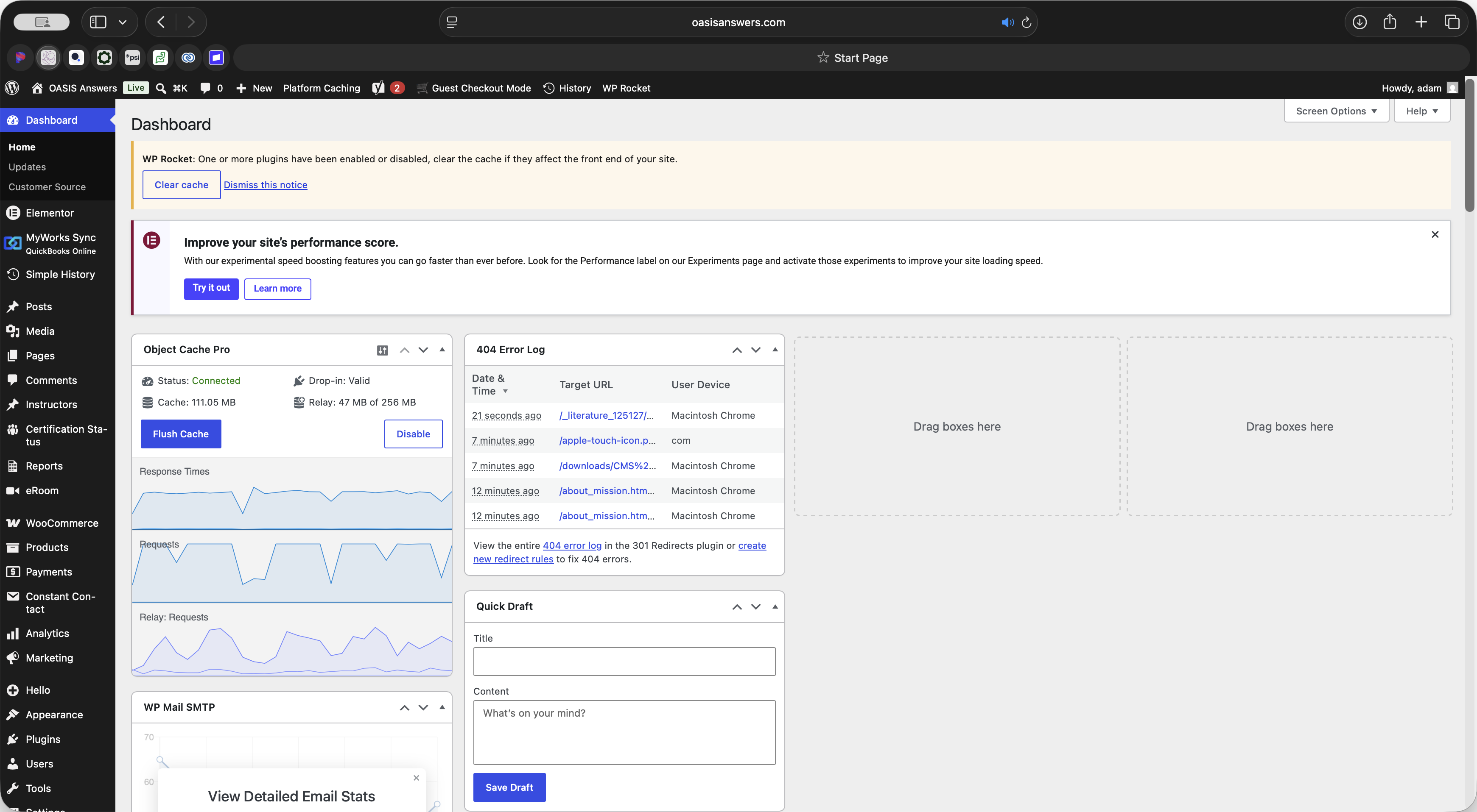 Step #1: Click WooCommerce in the left-hand WordPress admin menu.