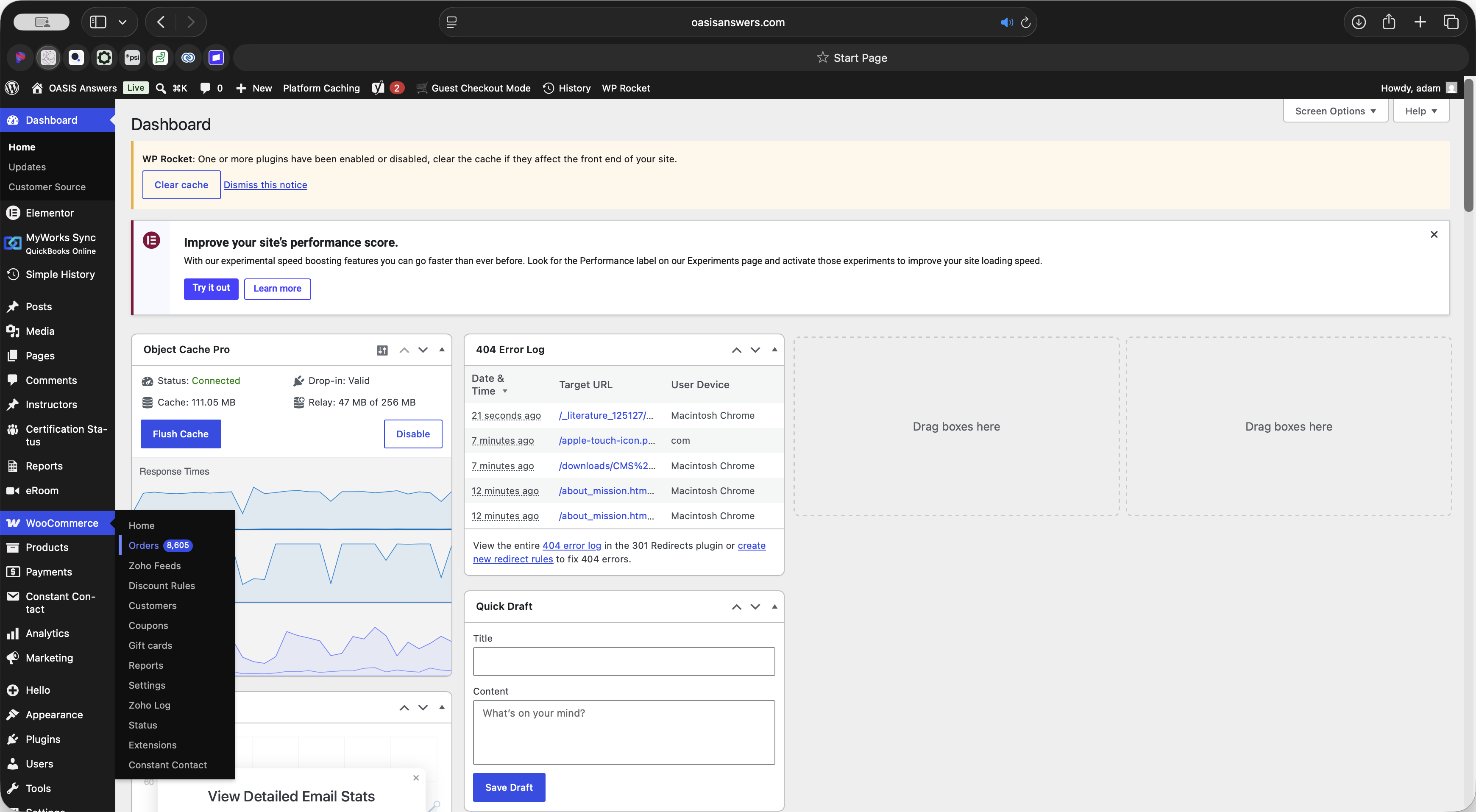Step #2: Select Orders from the expanded WooCommerce menu.