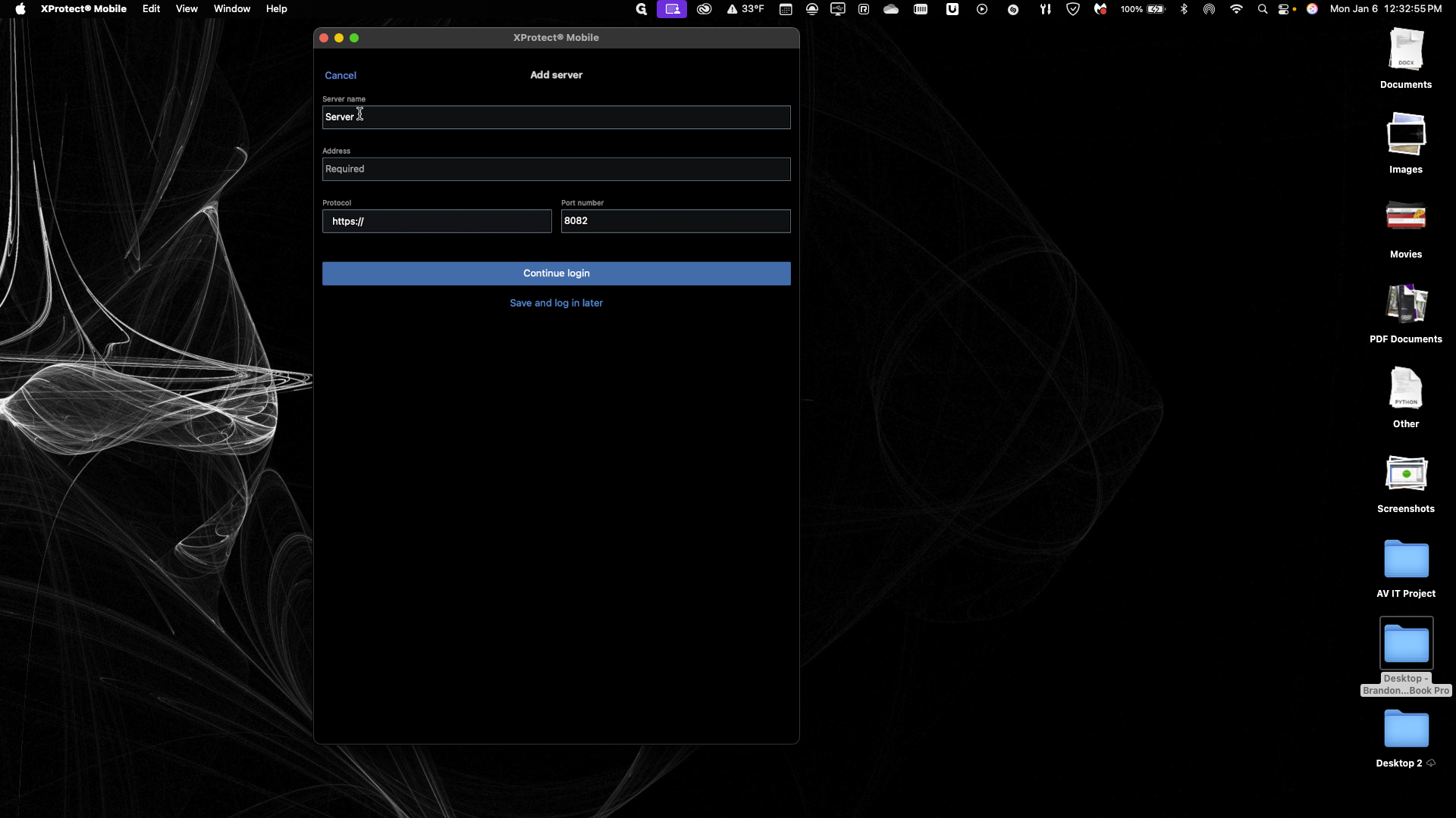 Step #4: Drag "Server"