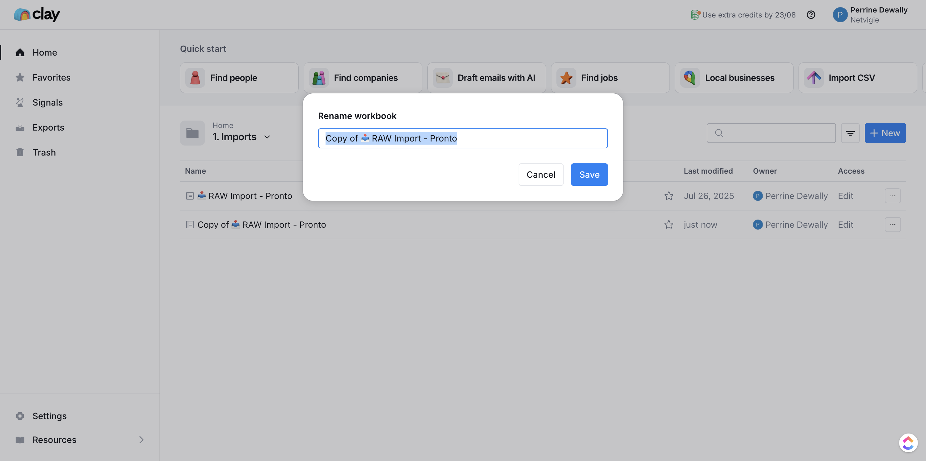 Step #10: Cliquez sur "Copy of"